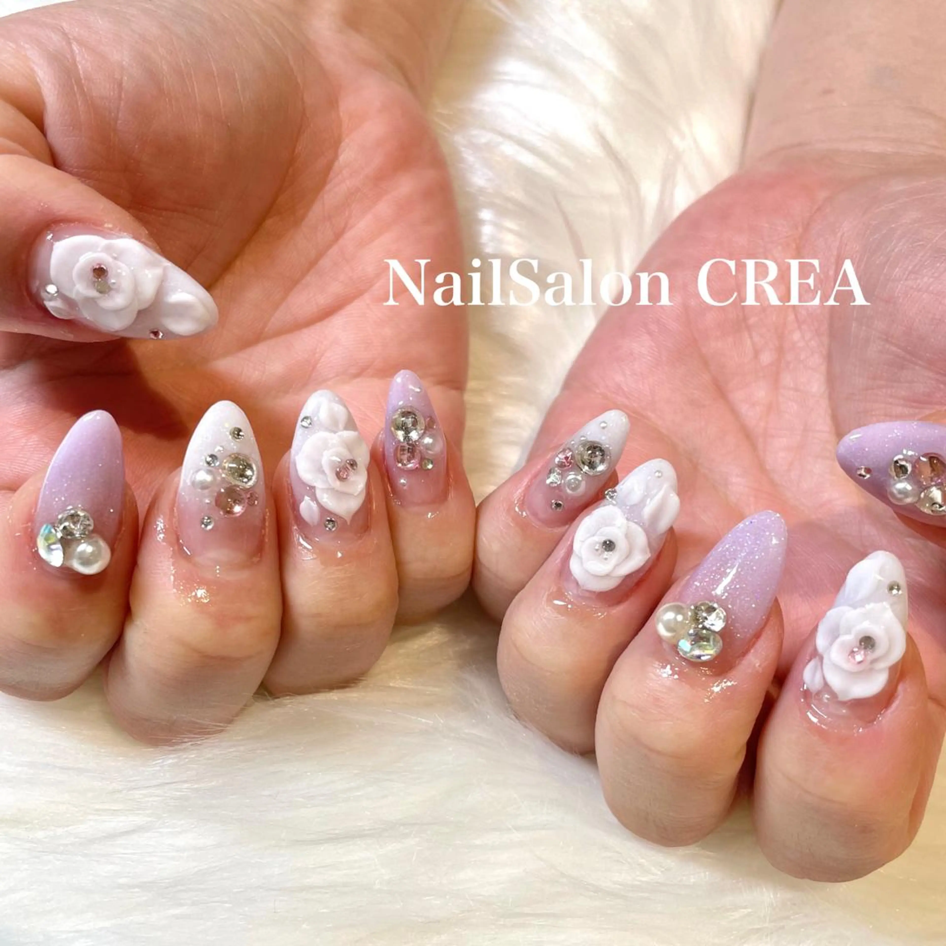 ネイル 春ネイル ハンドネイル NailSalon CREAのネイルデザイン
