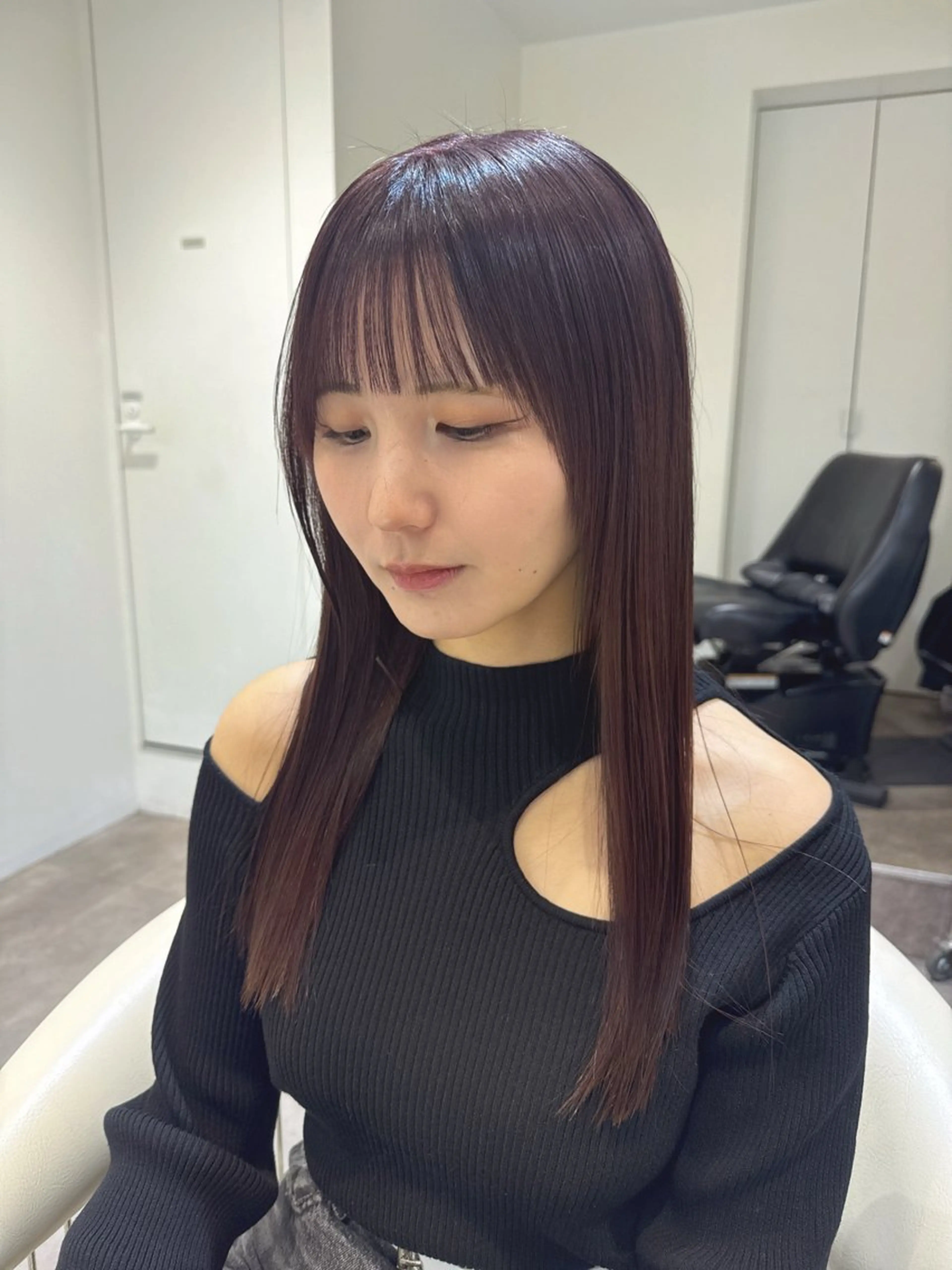 ミディアム カラー 透明感カラー グレージュ バイオレットカラー バイオレットグレージュ 髪質改善 カット ヘアカラー トリートメント 💎透明感カラー特化 💎TAISEIのヘアスタイル