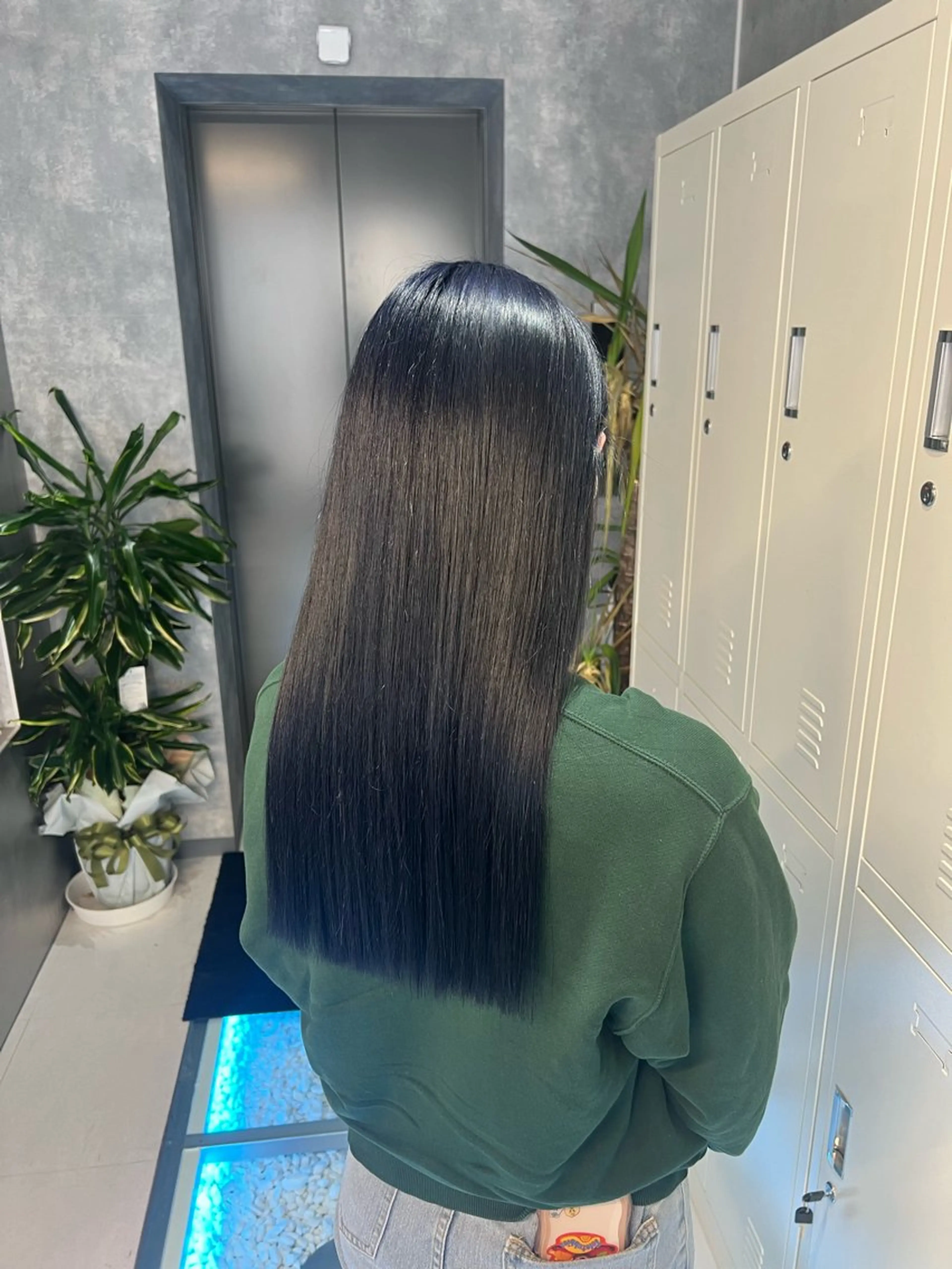 ロング カラー ヘアアレンジ 👑垢抜け韓国ヘア ハッシュカット唯澄のヘアスタイル