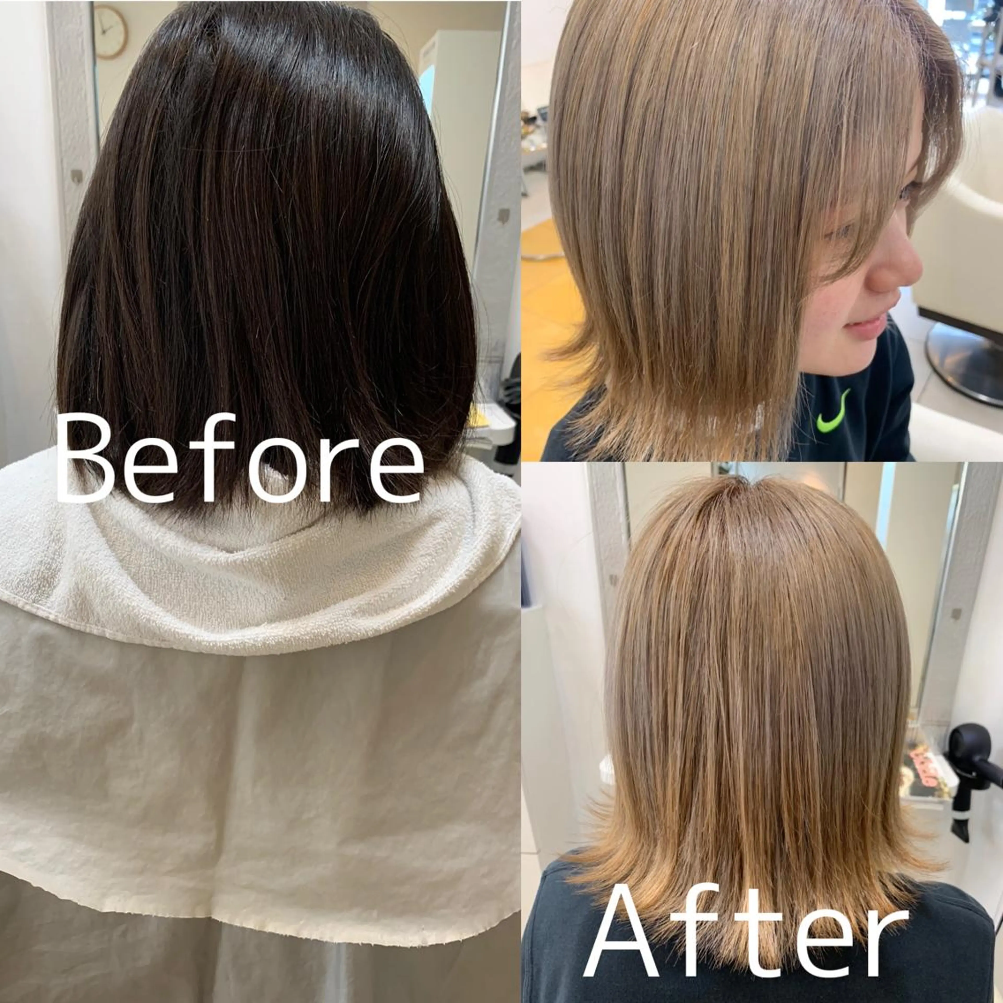 ショート カラー ブリーチ ヘアケアベースウィズ所属・柳川 玲也のヘアスタイル