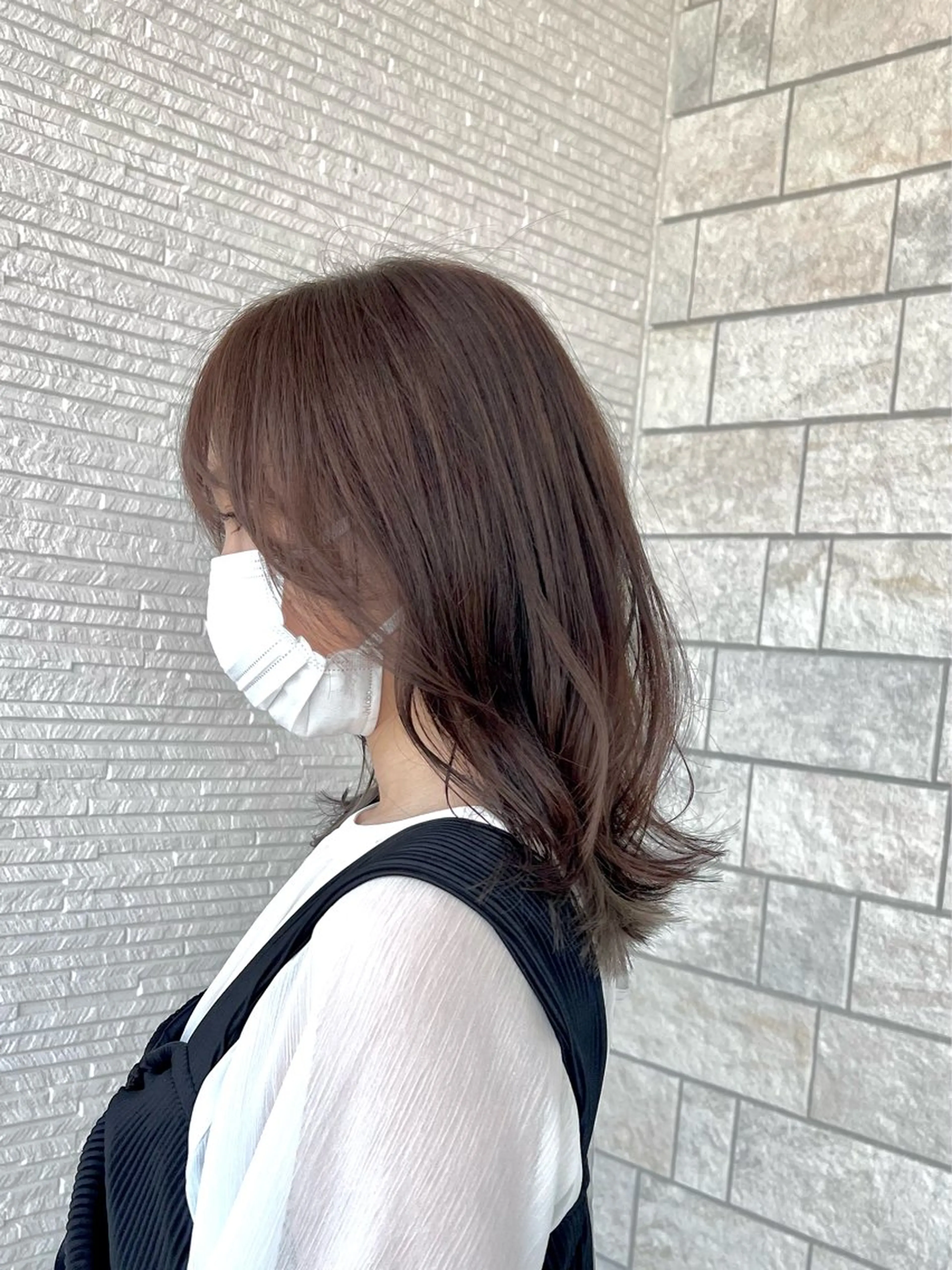 ミディアム カラー 透明感カラー グレージュ イルミナカラー ヘアカラー 美容室Plaser(プラセル)所属・YUKA .のヘアスタイル