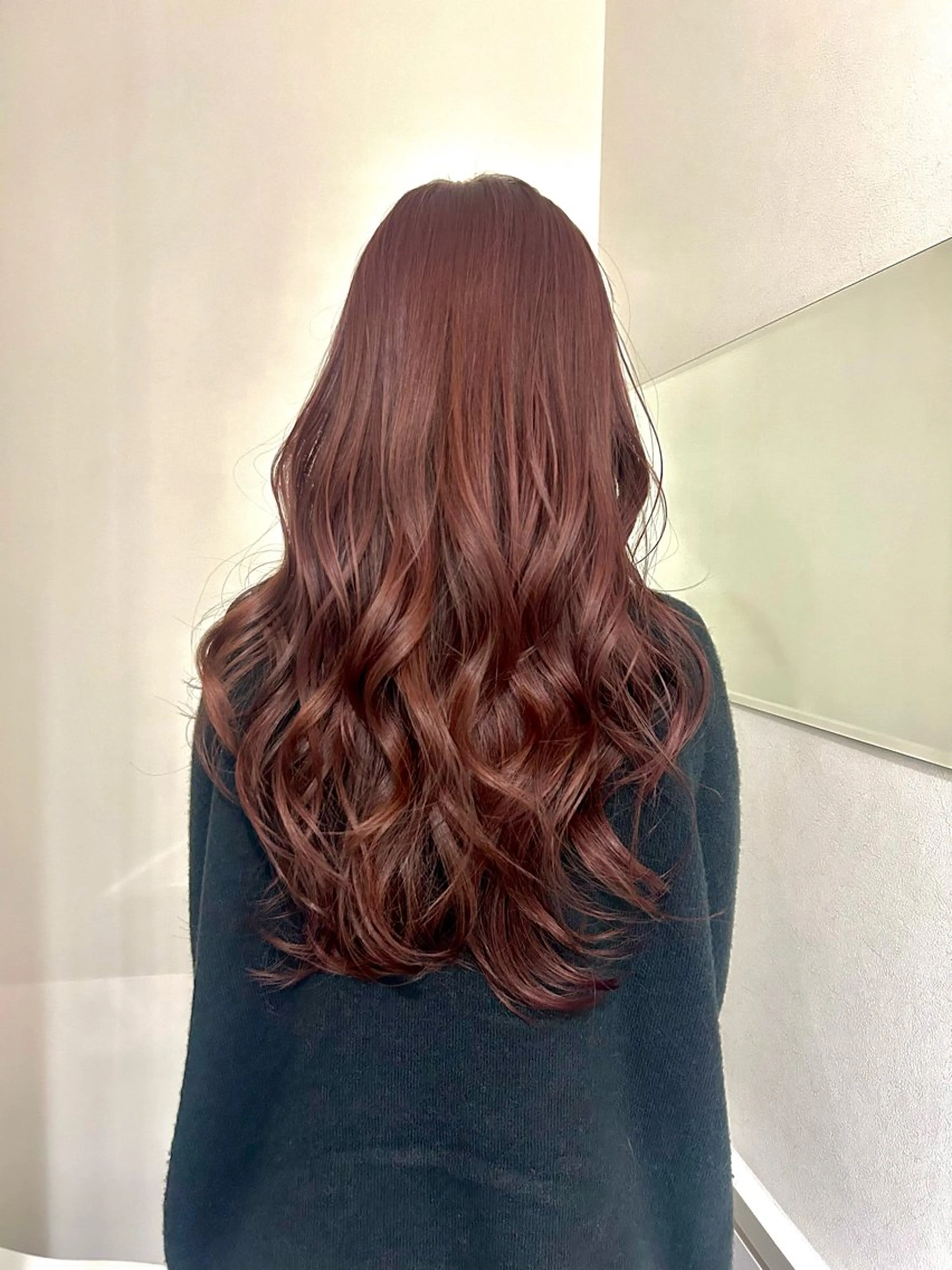 ロング カラー ヘアカラー トリートメント ヘアセット グレージュ/ベージュ /経堂/sana🌱のヘアスタイル