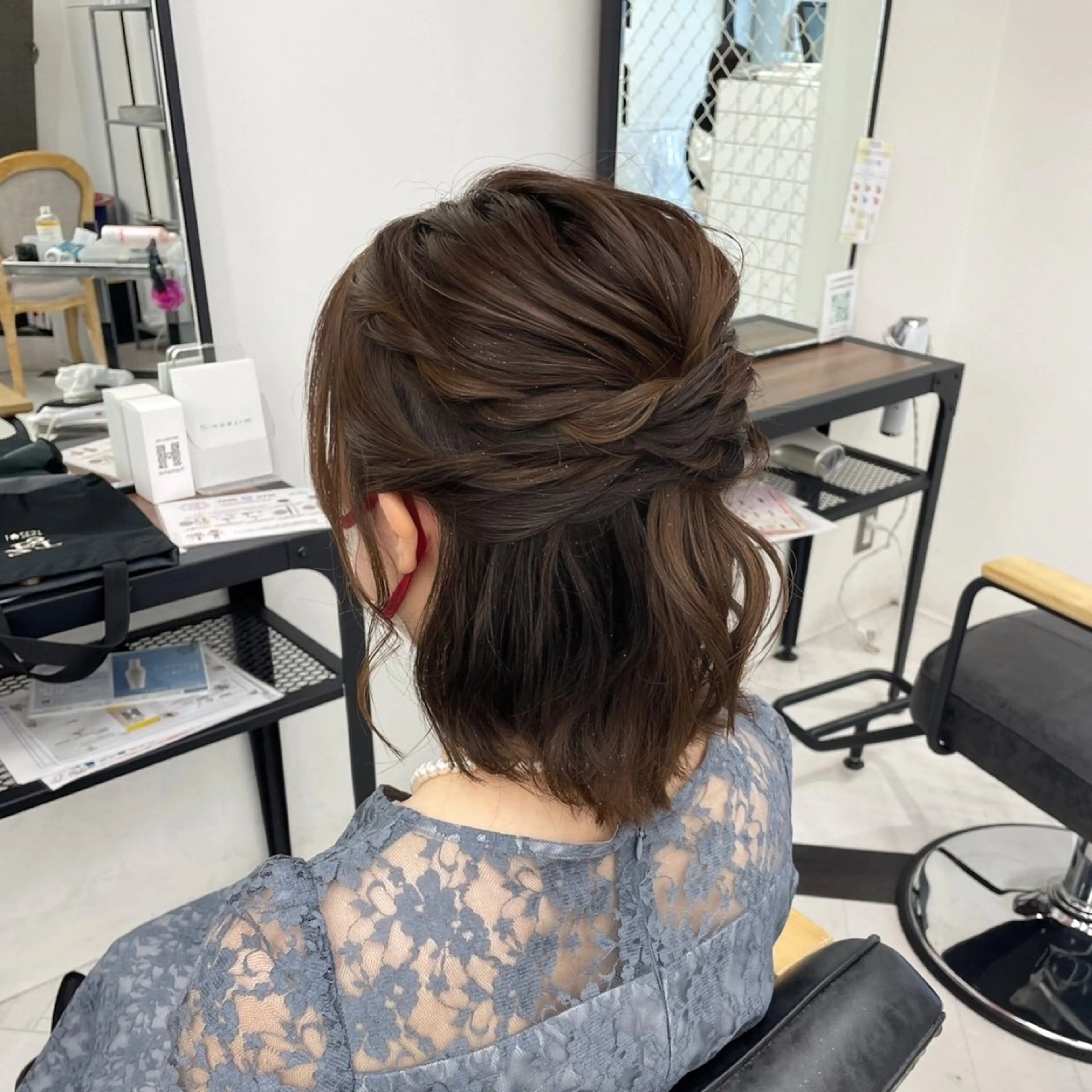 セミロング カラー パーマ ヘアアレンジ メンズ mona/ ストレートスタイル✨のヘアスタイル