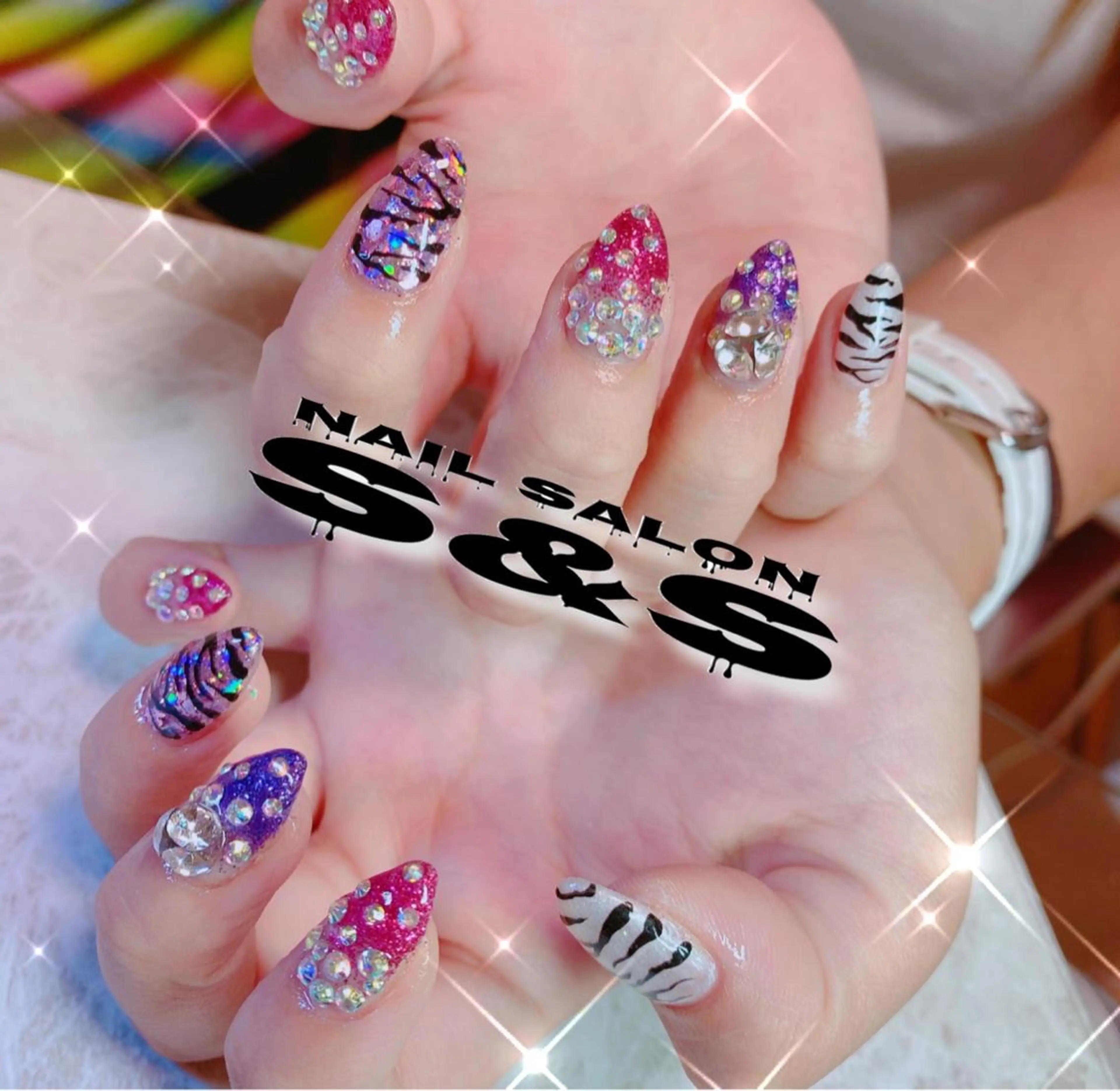 ネイル 長さ出し メンズネイル 持ち込み スカルプネイル S&S 村田小百合のネイルデザイン