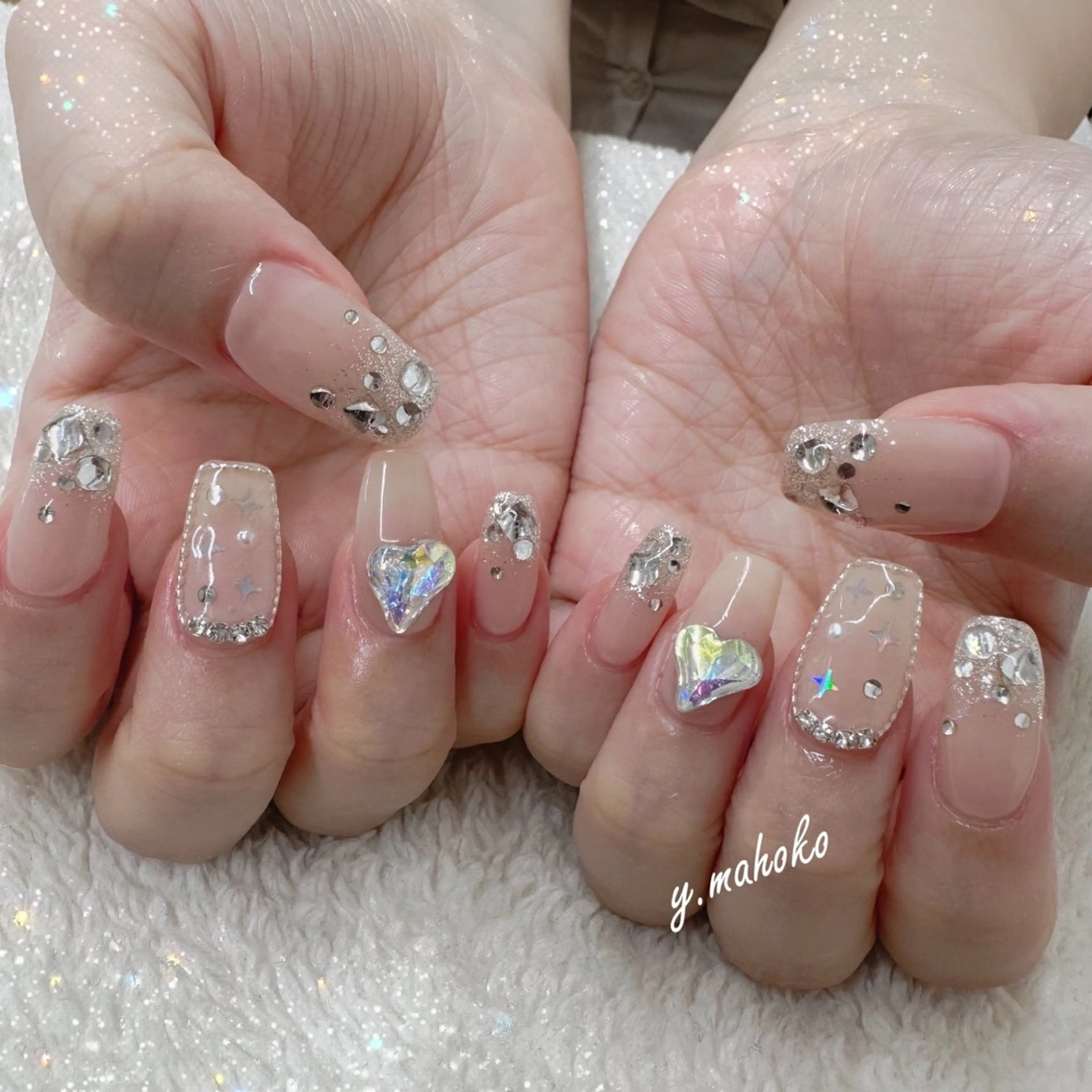 ネイル ハンドネイル She nail studio 原宿所属・パラジェル有/ スカルプ/mahoのネイルデザイン