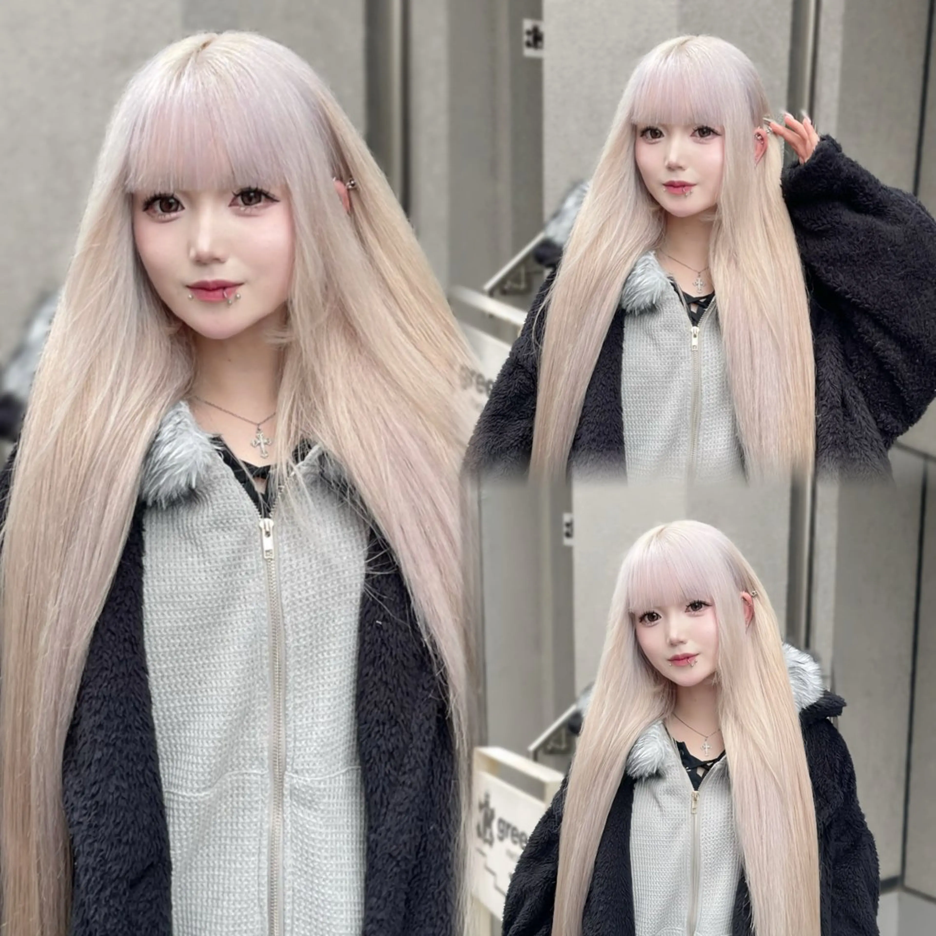 ロング カラー ヘアアレンジ ヘアカラー 🥀韓国アイドルヘア haru🥀のヘアスタイル