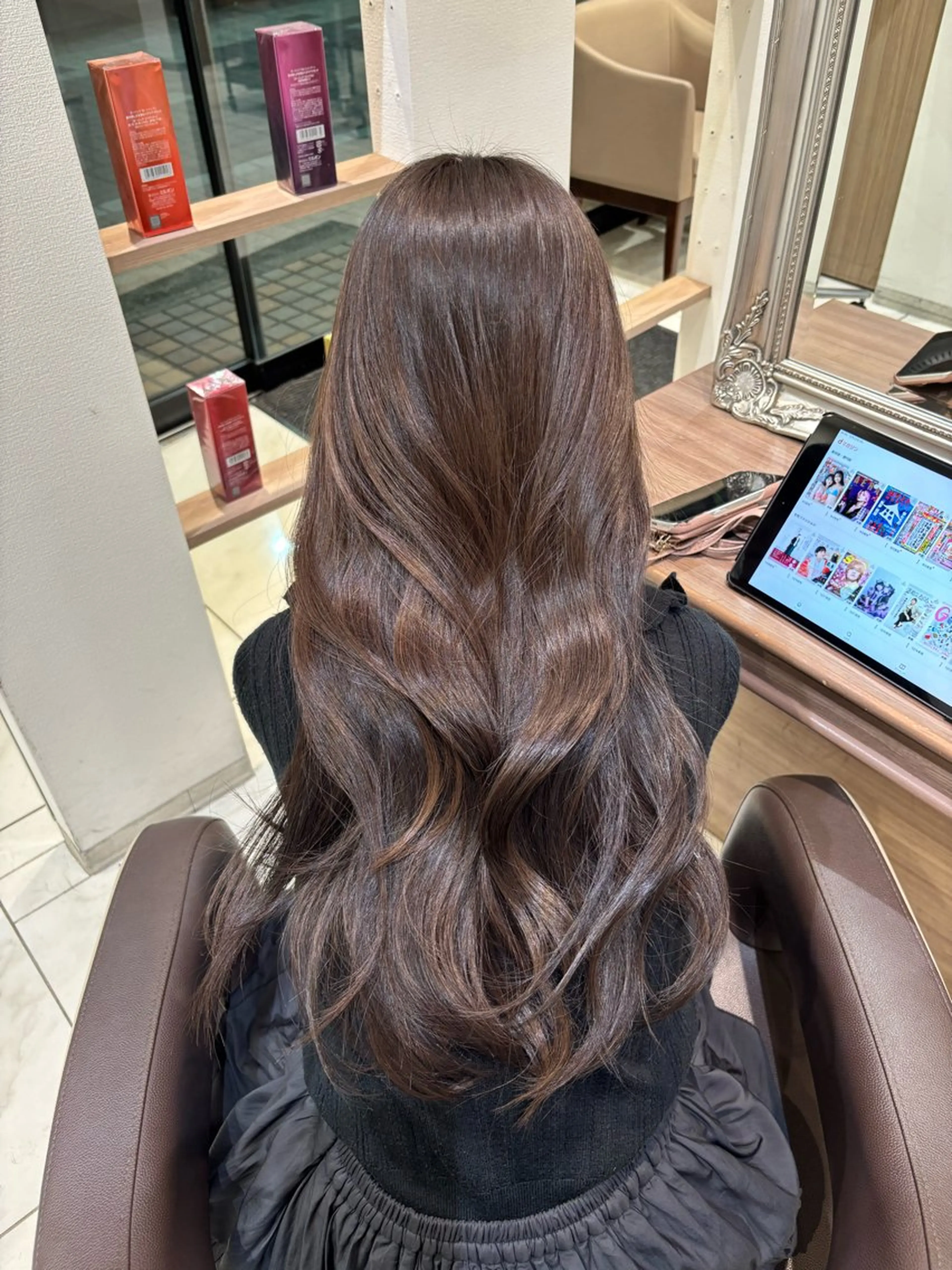 ロング ヘアカラー 🎀暖色カラー/ ピンク🎀mikuのヘアスタイル