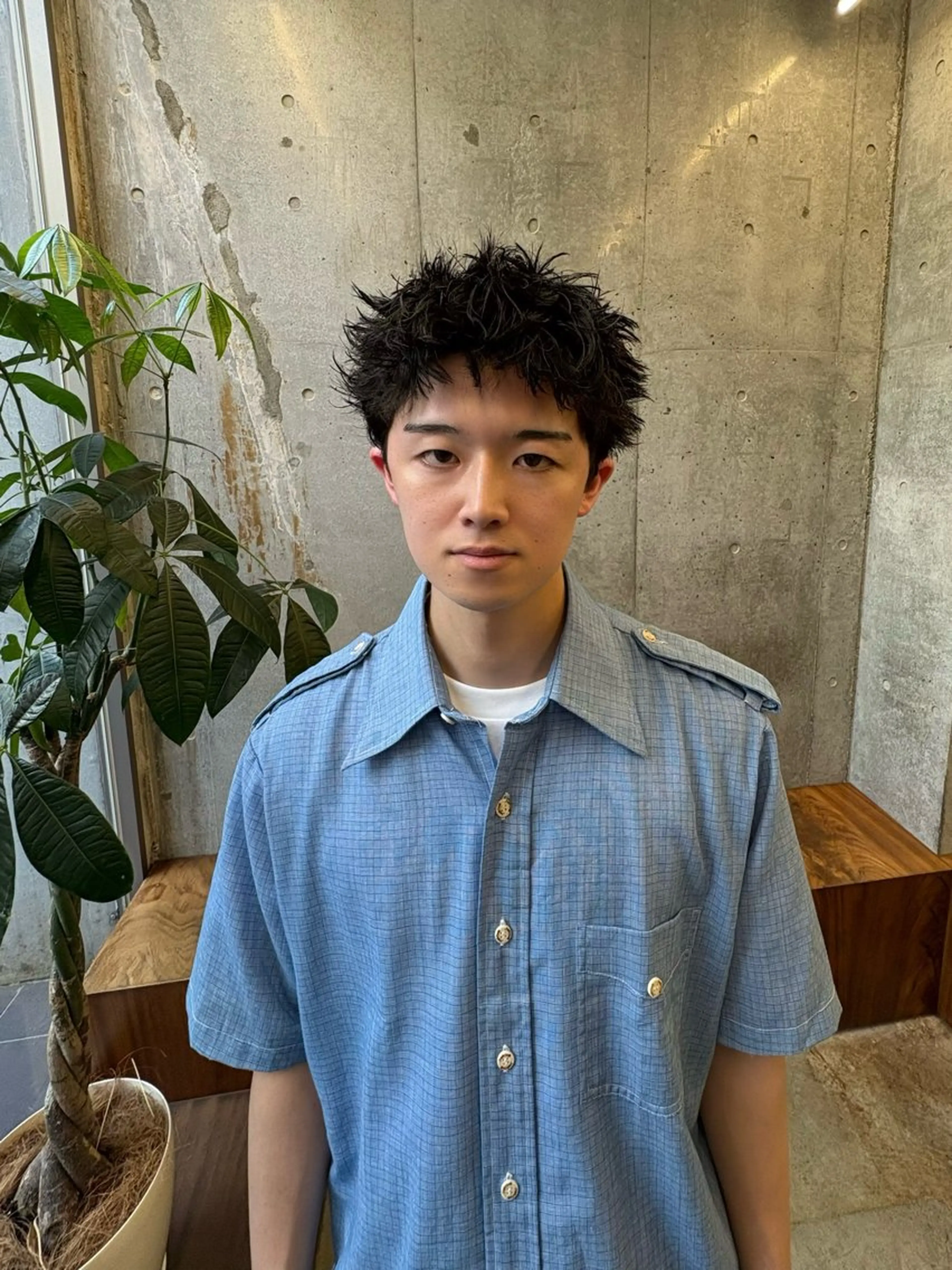 ショート パーマ メンズ カット パーマ men's 特化 ✨ソウタのヘアスタイル