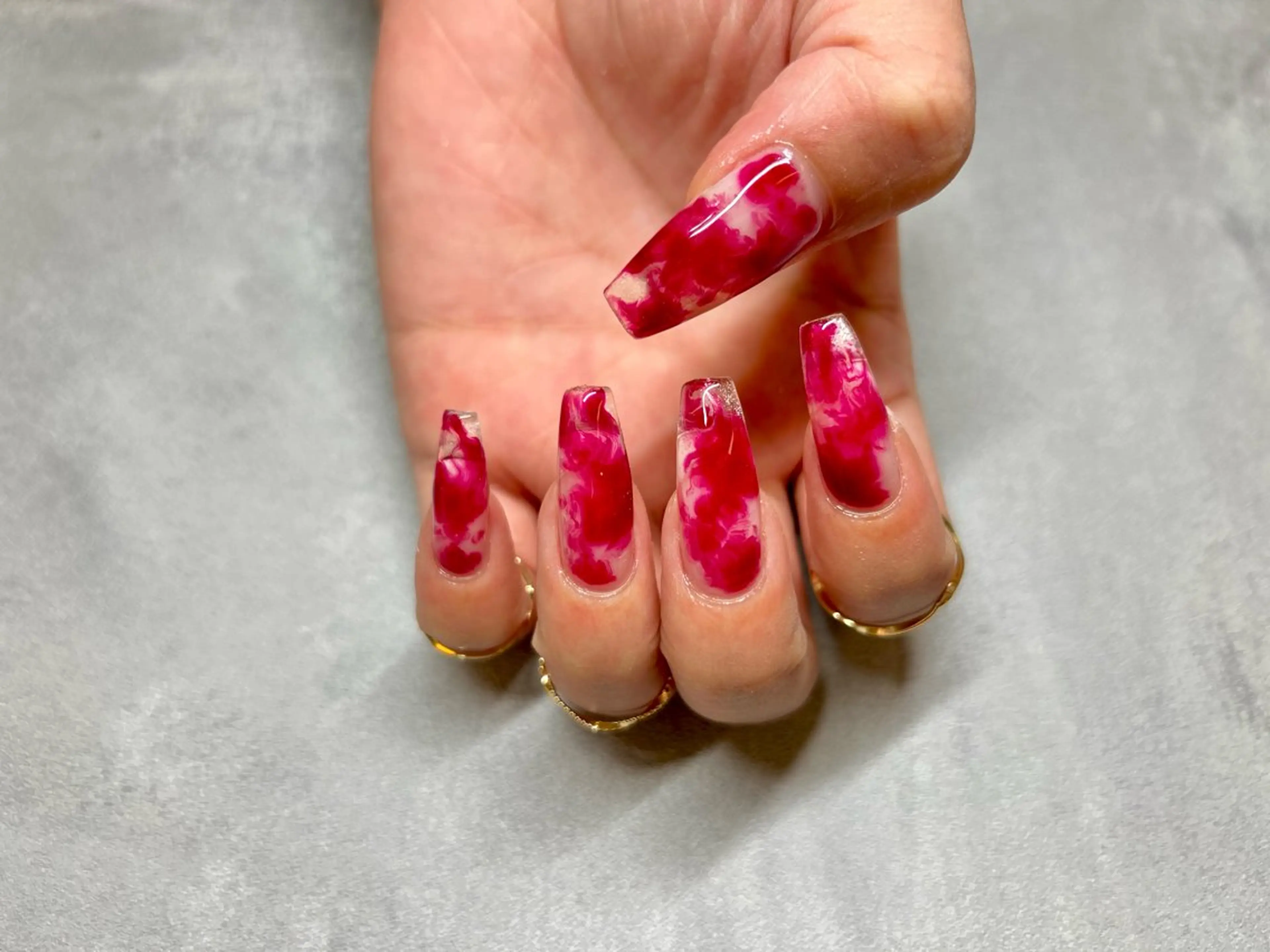 🤍✨ hand もやもやニュアンス　オフなしの写真