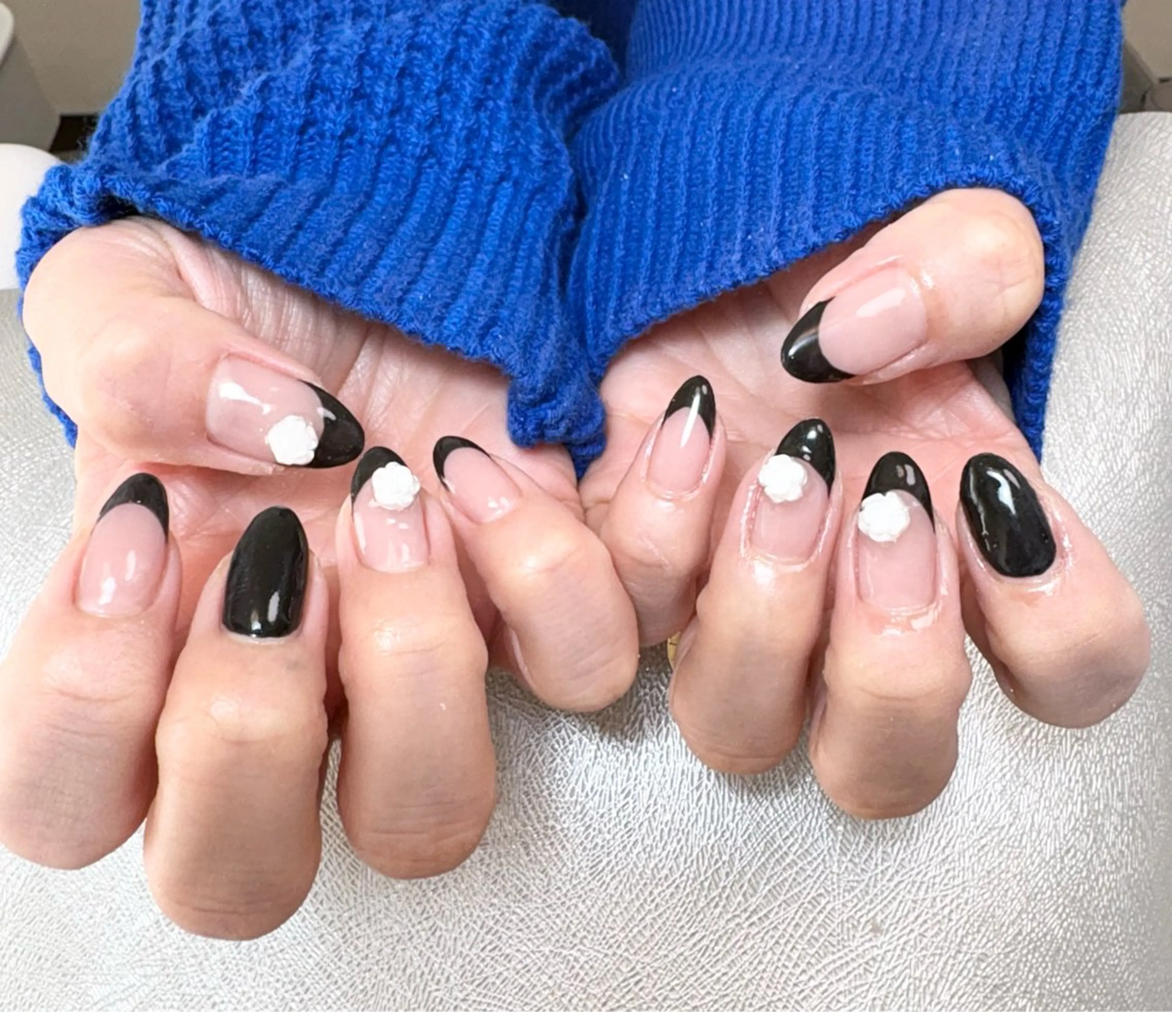 ネイル フレンチネイル ワンカラーネイル シンプルネイル ハンドネイル ✨韓国✨nail salonLumieのネイルデザイン