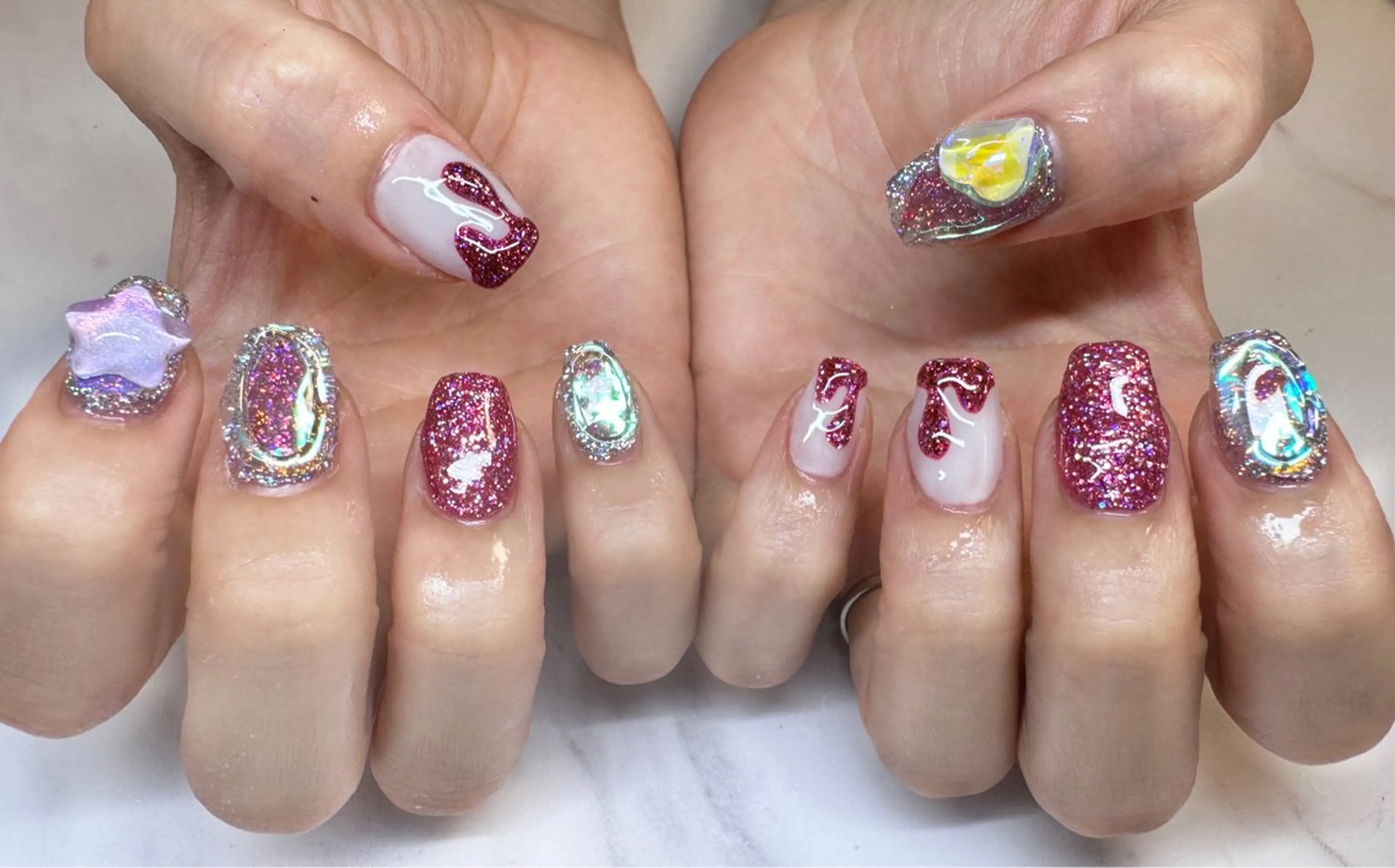 ネイル Blossom  nail所属・A yuのネイルデザイン