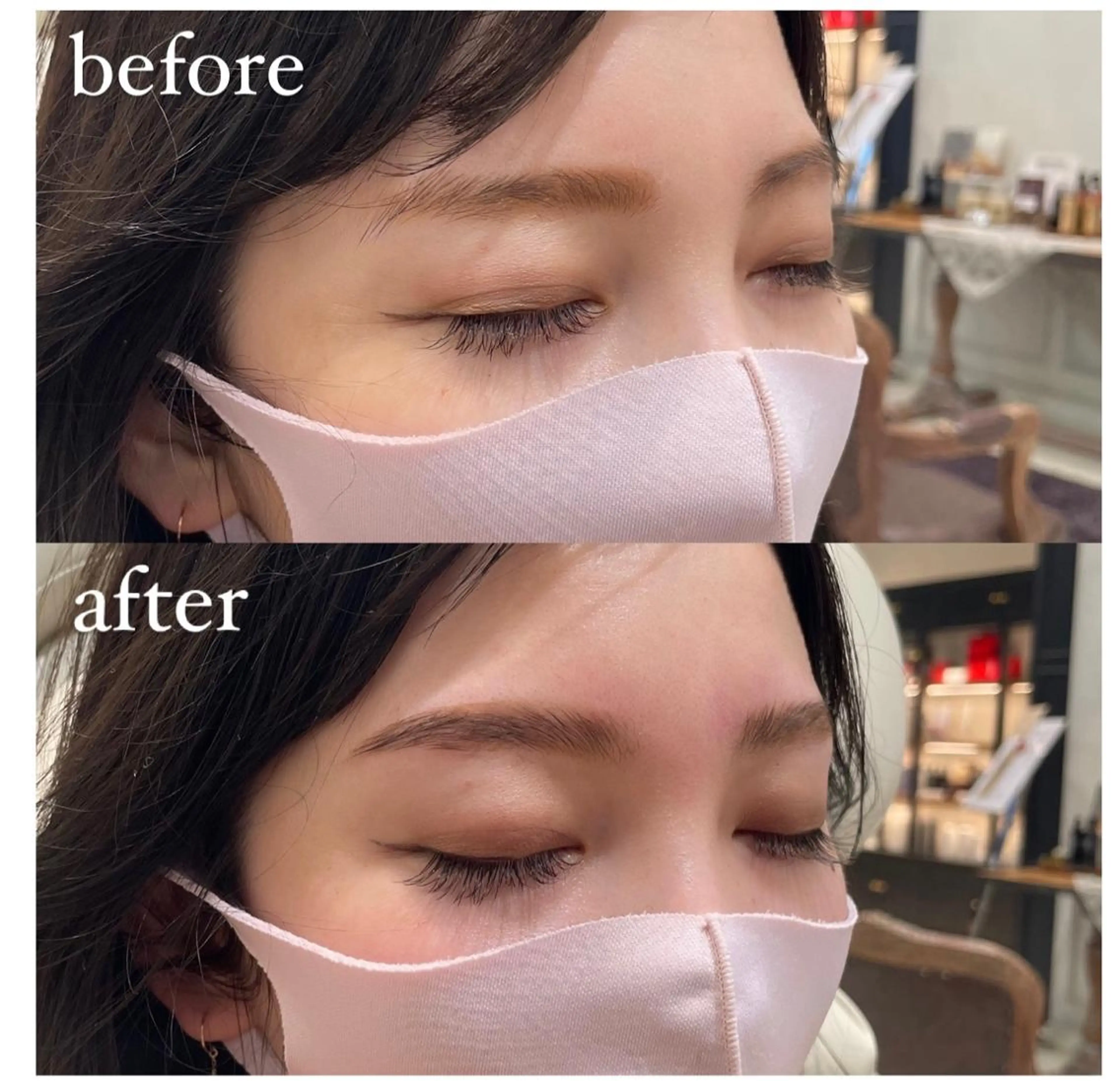 アイブロウ 青田 頼子のヘアスタイル