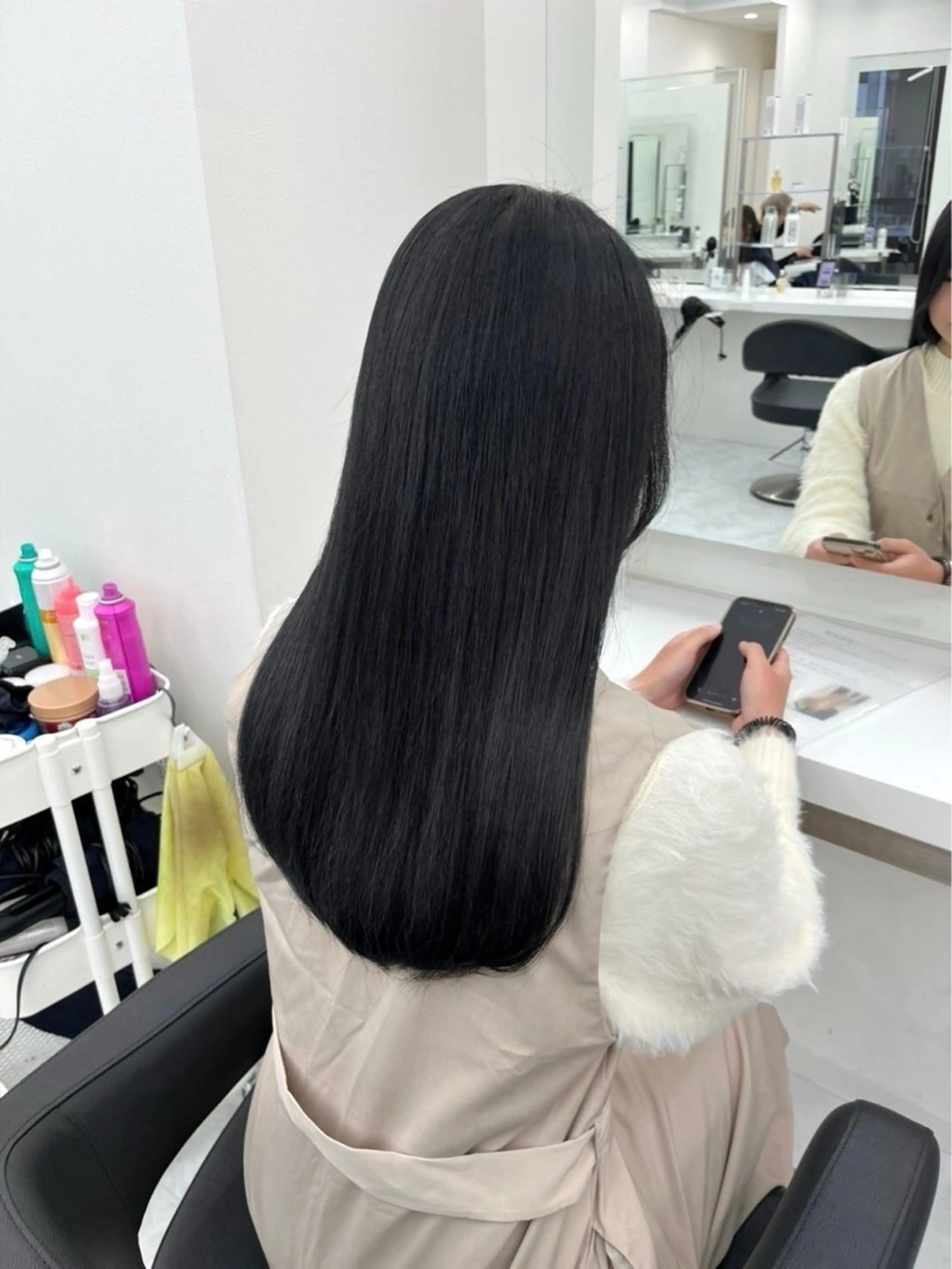 ロング カラー ベージュカラー ブリーチ 透明感カラー ダブルカラー 髪質改善 モテ艶🤍透明感 レイヤー🤍教真のヘアスタイル