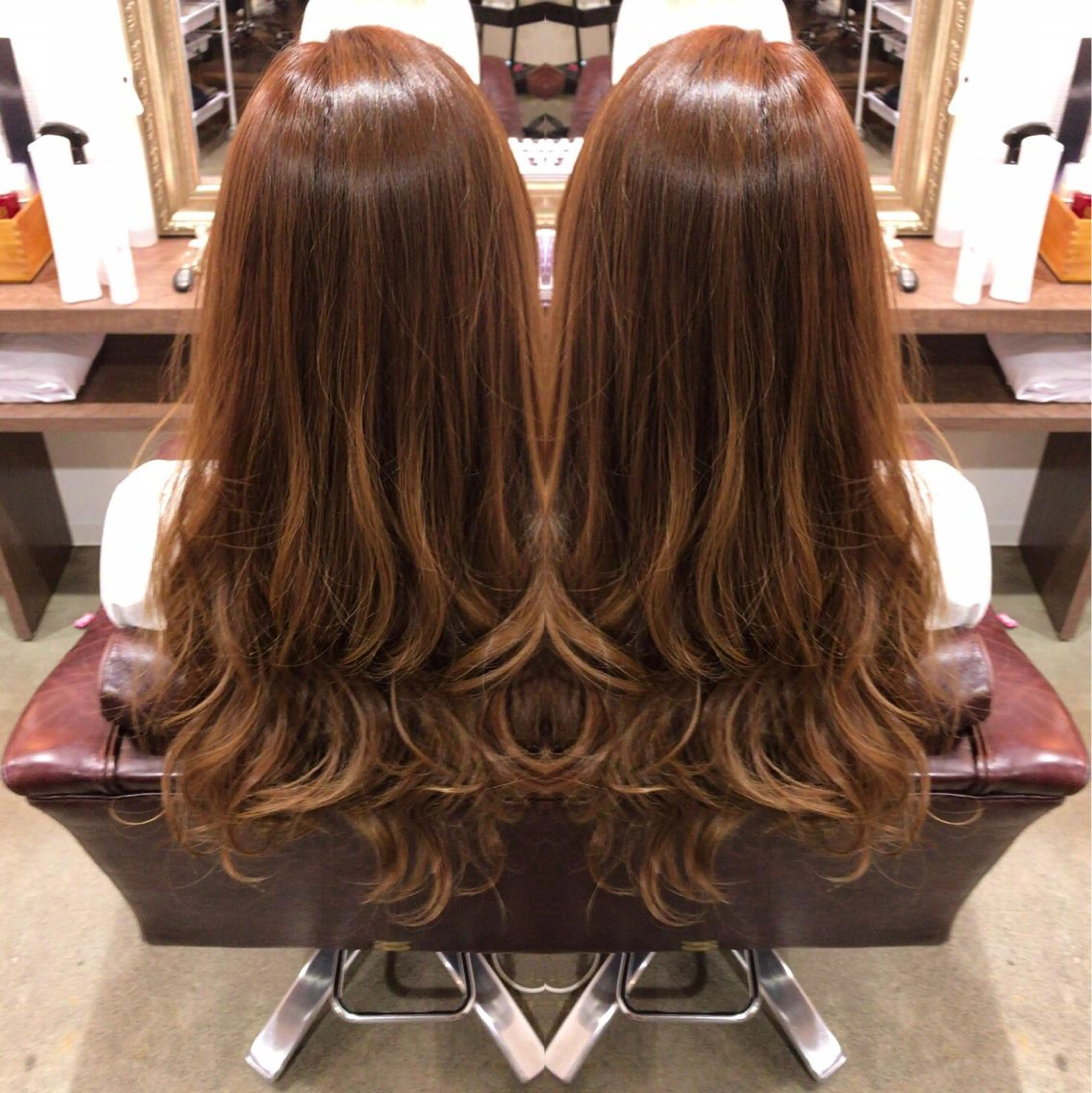 ロング カラー 外国人風カラー レイヤーカット匠 イソザキノリユキのヘアスタイル