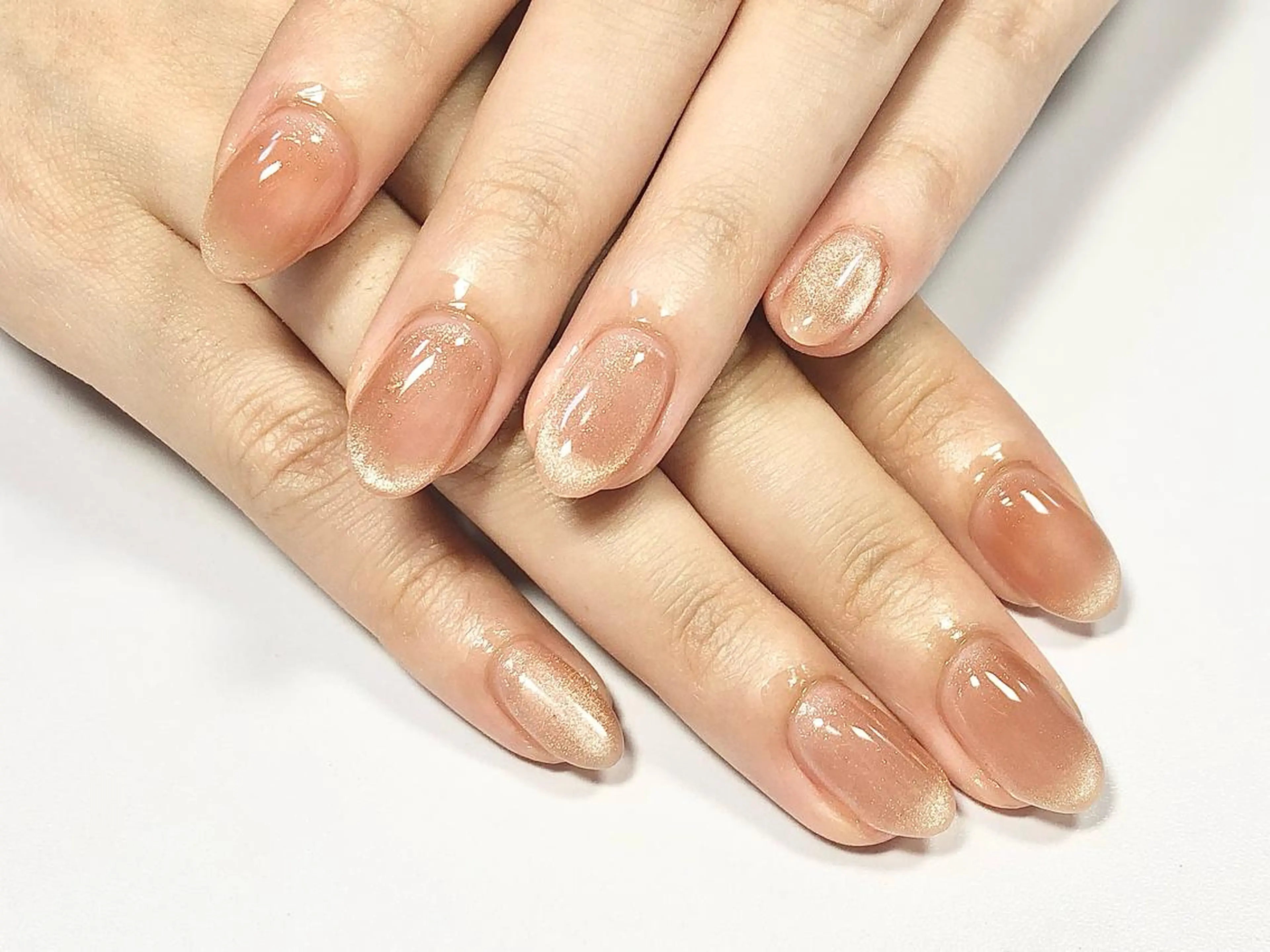 ショート カラー ネイル ハンドネイル 🦋Kiyomi. 🦋のネイルデザイン