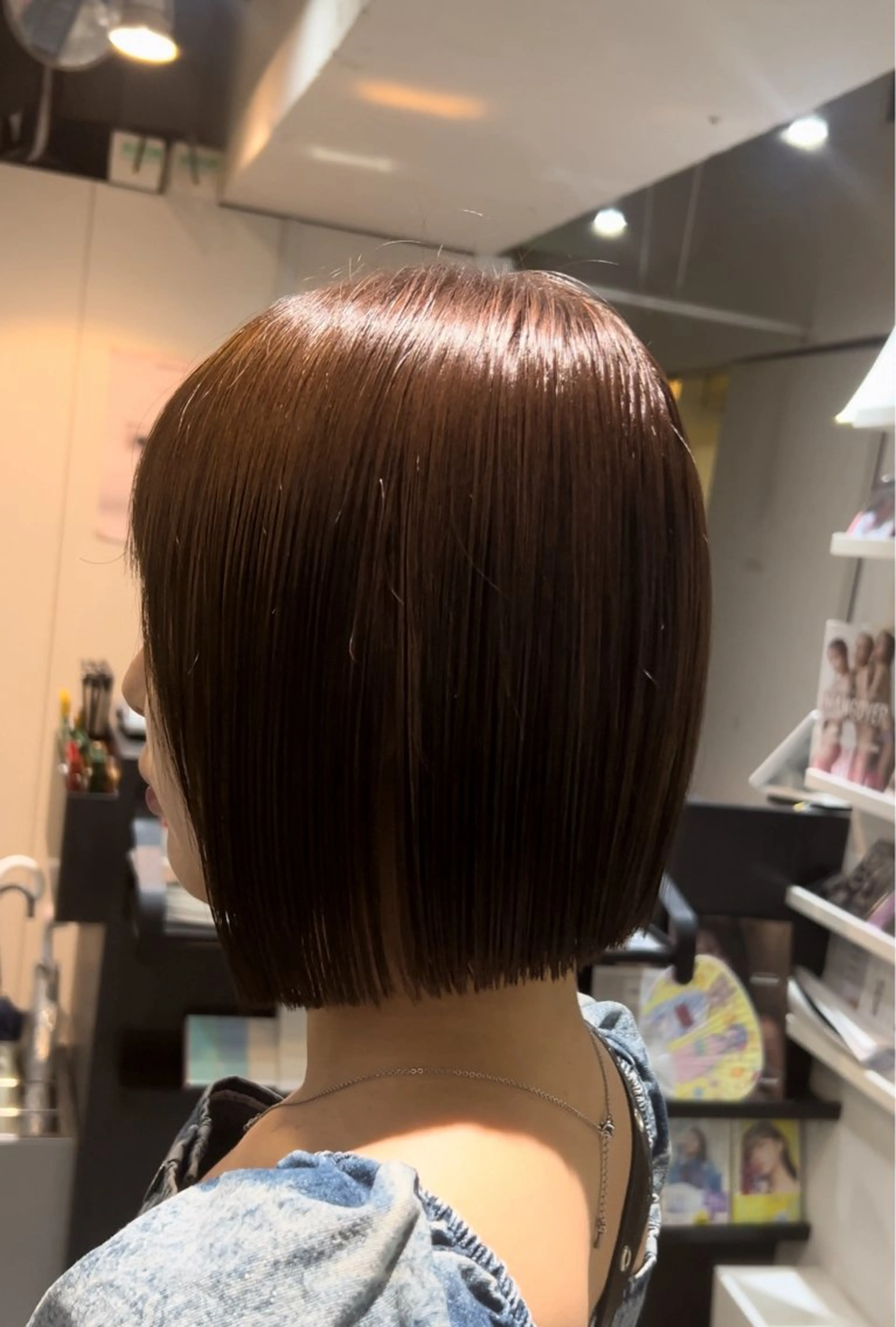 カラー ボブ 二宮 陽太のヘアスタイル