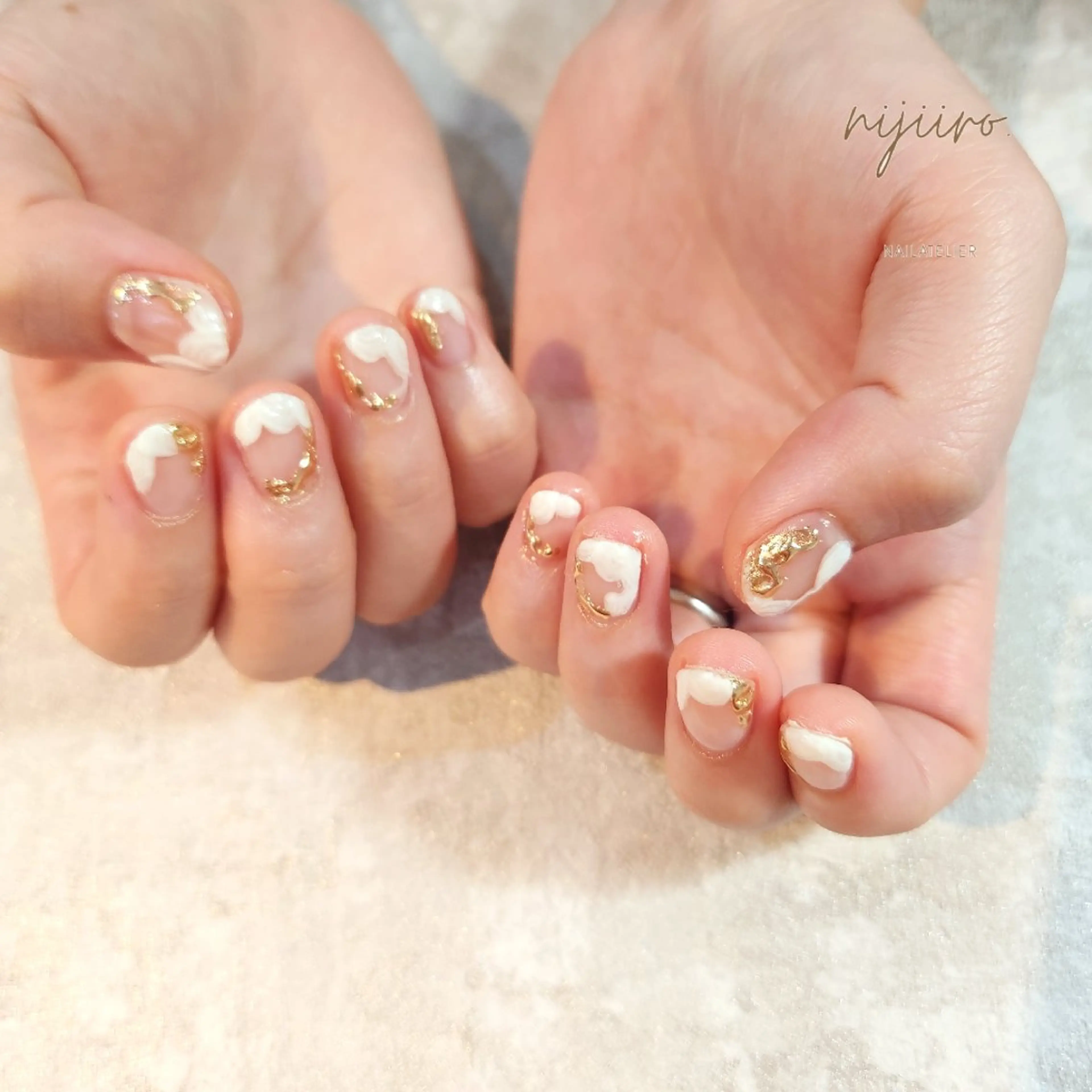 ネイル ハンドネイル nailatelier nijiiro.所属・nijiiro🌈 サトウのネイルデザイン