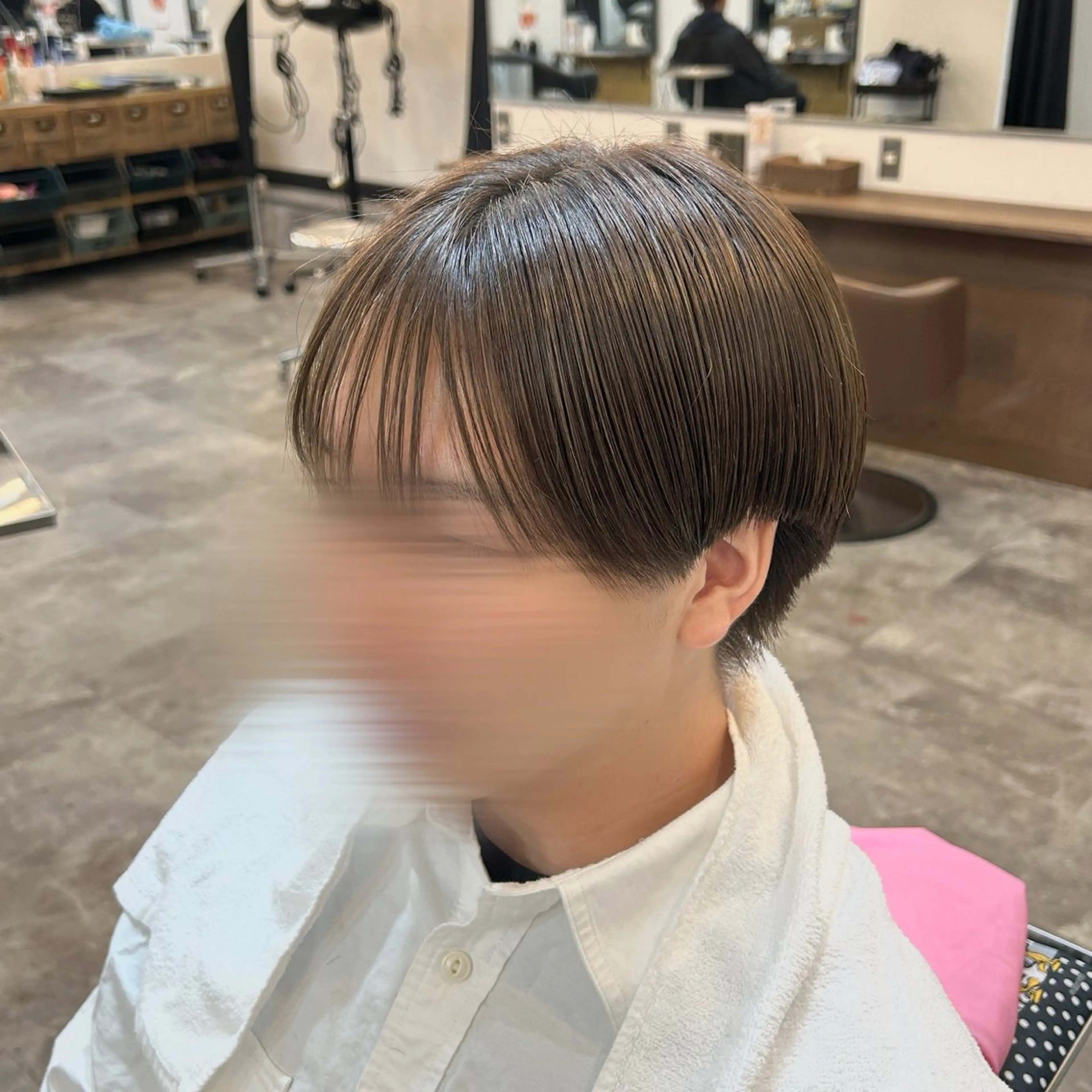 ショート メンズ マッシュ シースルーマッシュ 刈り上げ カットカラーパーマ モデル🫧ﾐﾕｳ🫧の眉毛・アイブロウイメージ