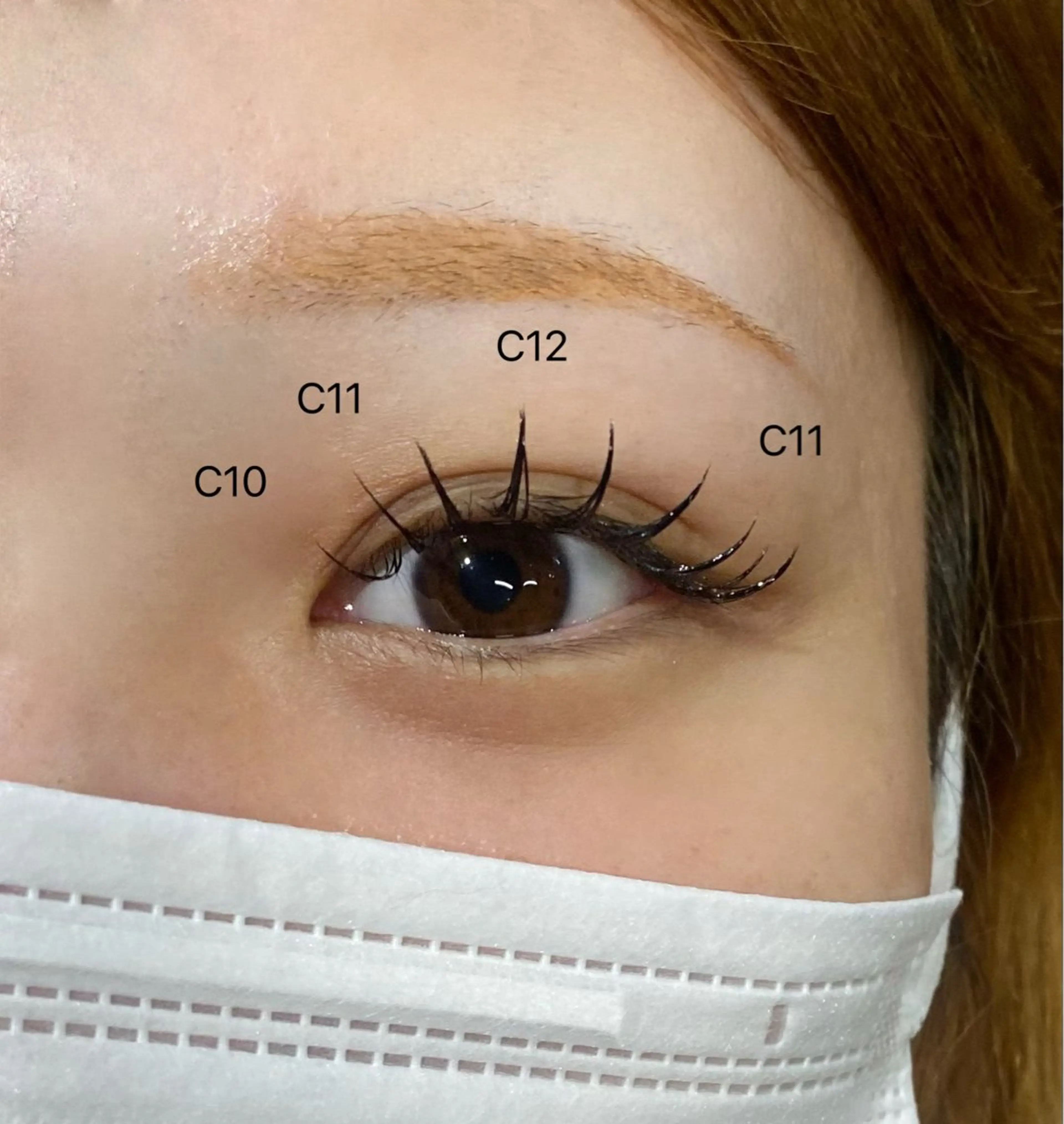 【オフ込】まつげエクステ 《フラットラッシュ》120本※ブラックのみの写真