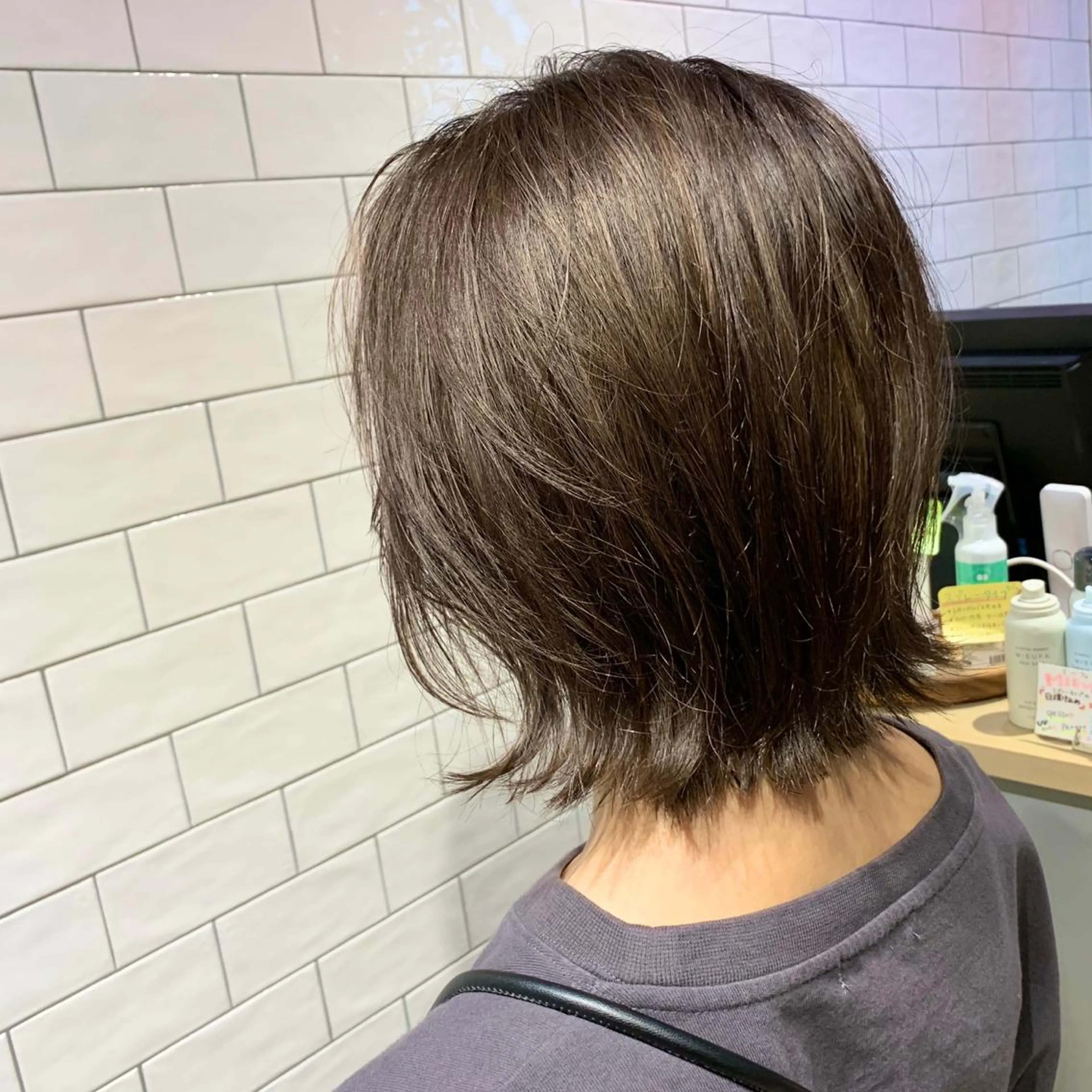 ミディアム カラー 原山 直人のヘアスタイル