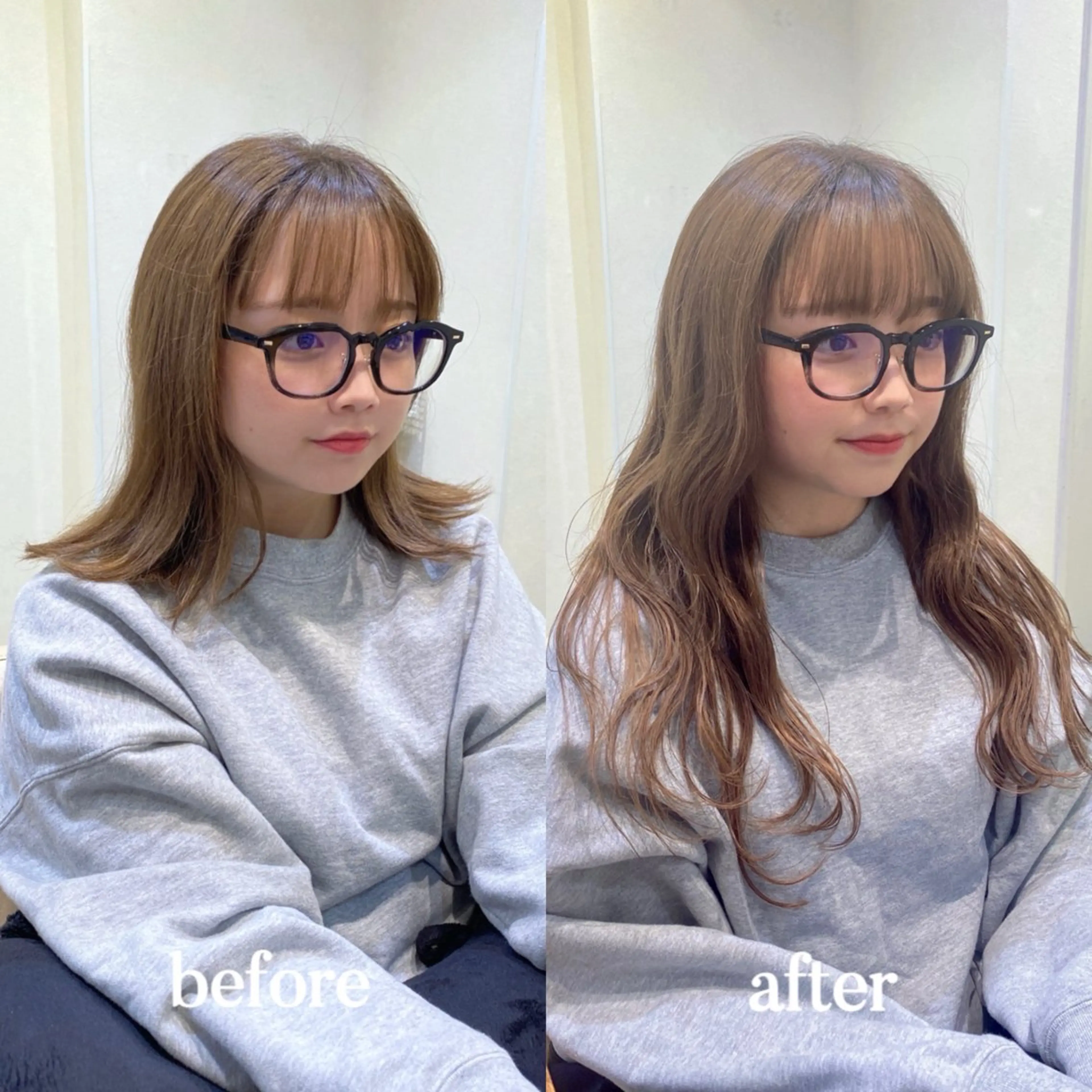 エクステ 𝐲𝐮𝐮𝐦𝐢 エクステ/ 艶カラーのヘアスタイル