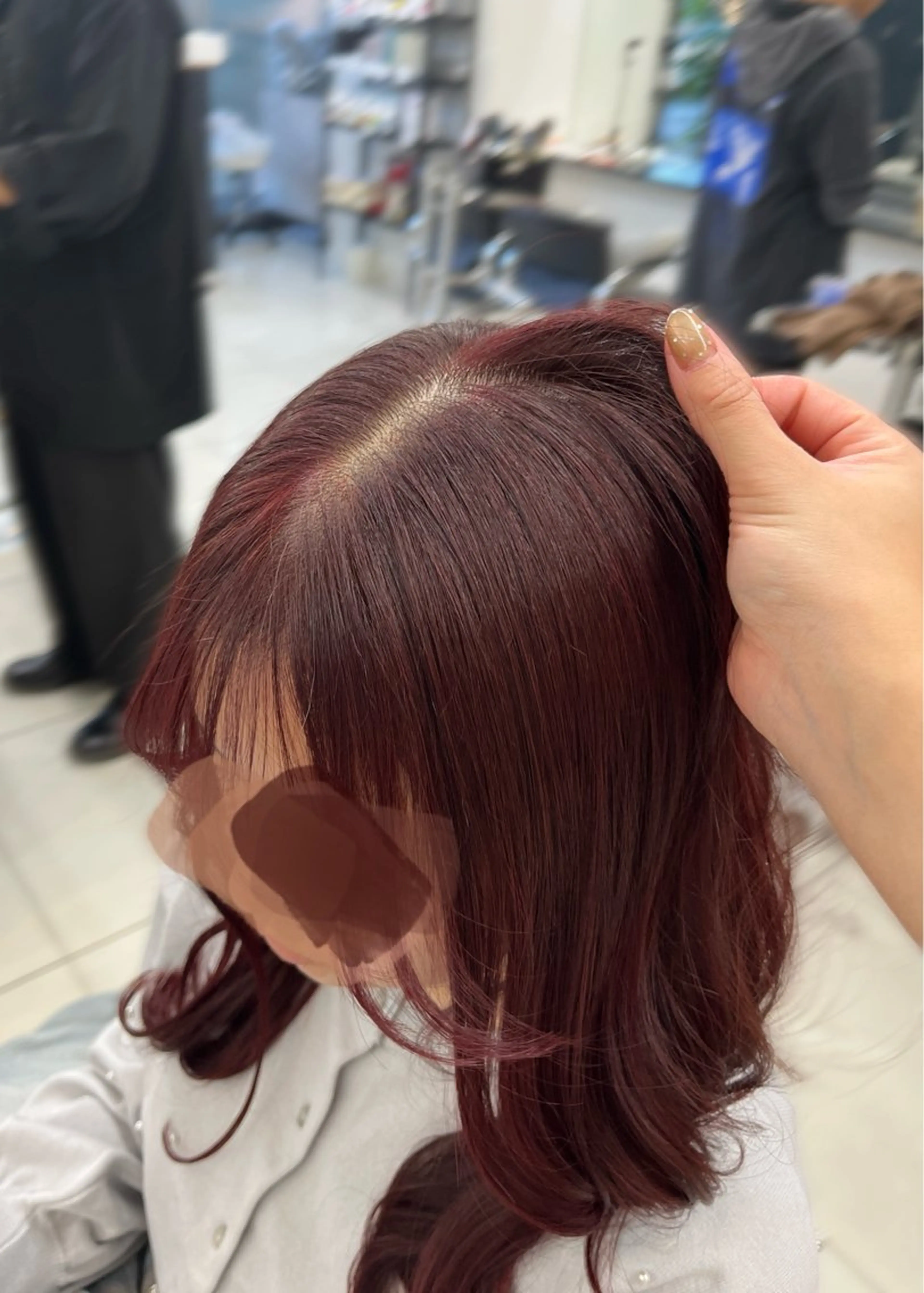 ロング カラー ヘアカラー トリートメント ブリーチなしWカラー /アレンジ/ユウミのヘアスタイル