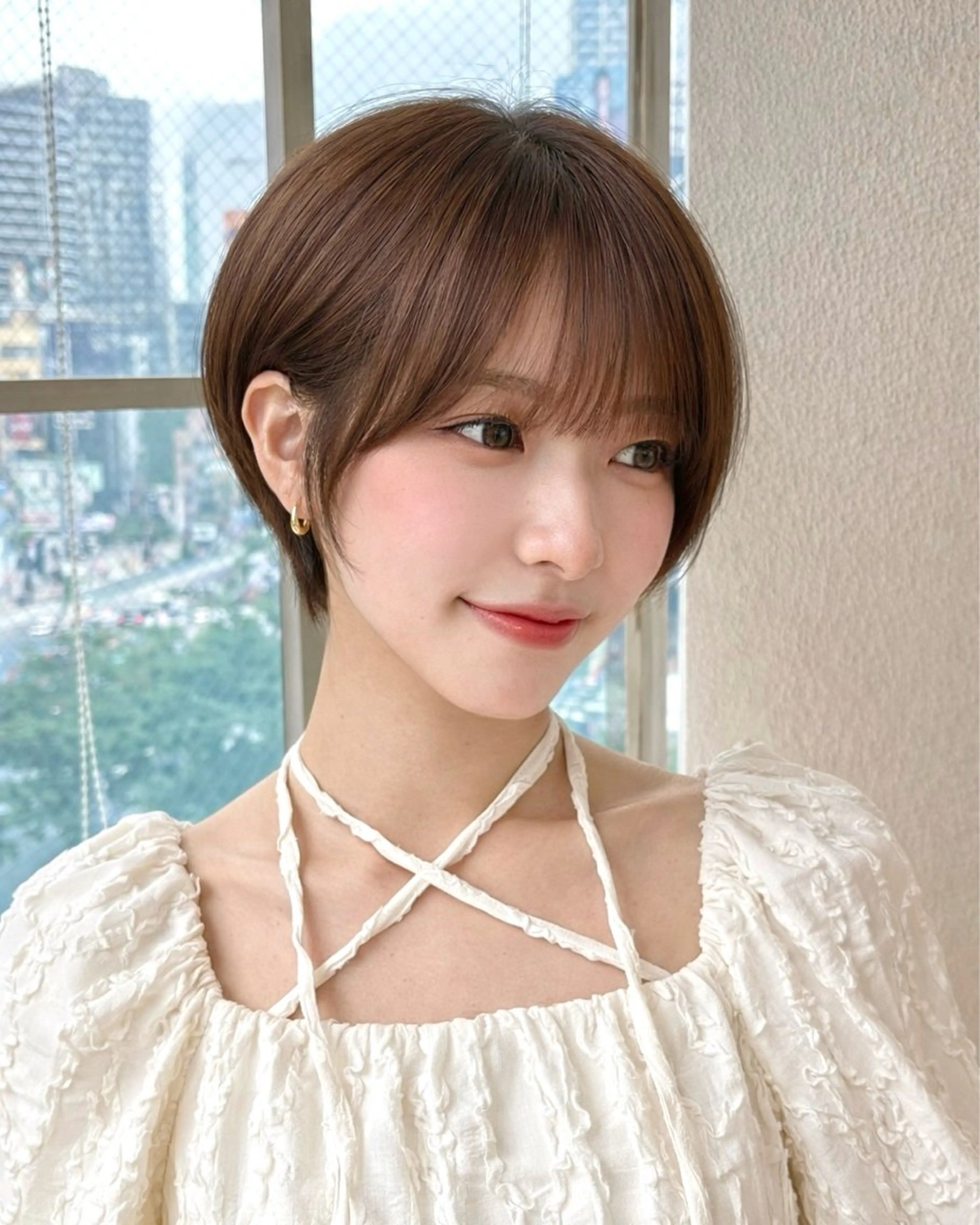 ショート sand  mieu所属・【似合わせ特化🌷】 ショート/モカのヘアスタイル