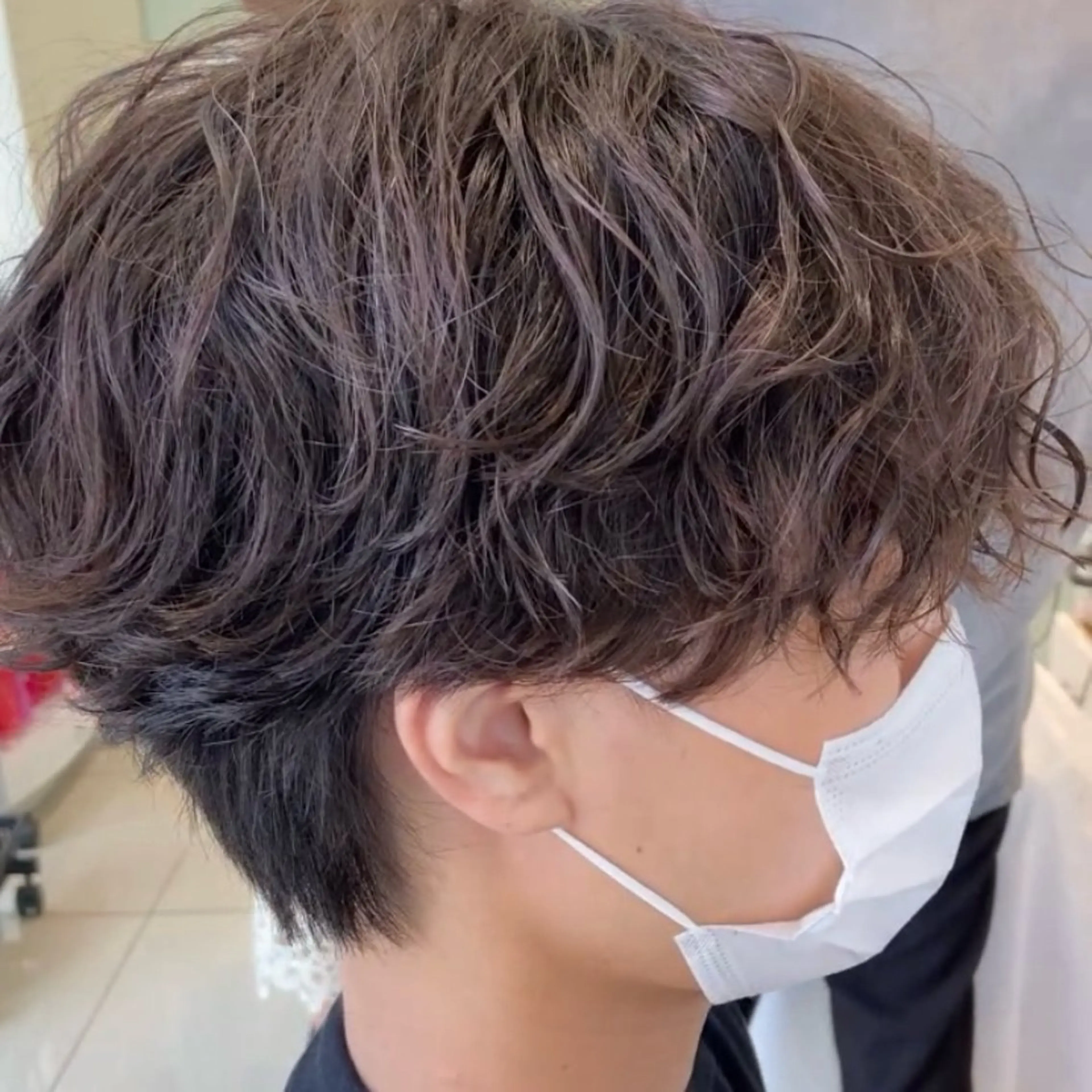 パーマ メンズ メンズパーマ カット パーマ トリートメント メンズ縮毛矯正 ♠️店長下平隼人のヘアスタイル