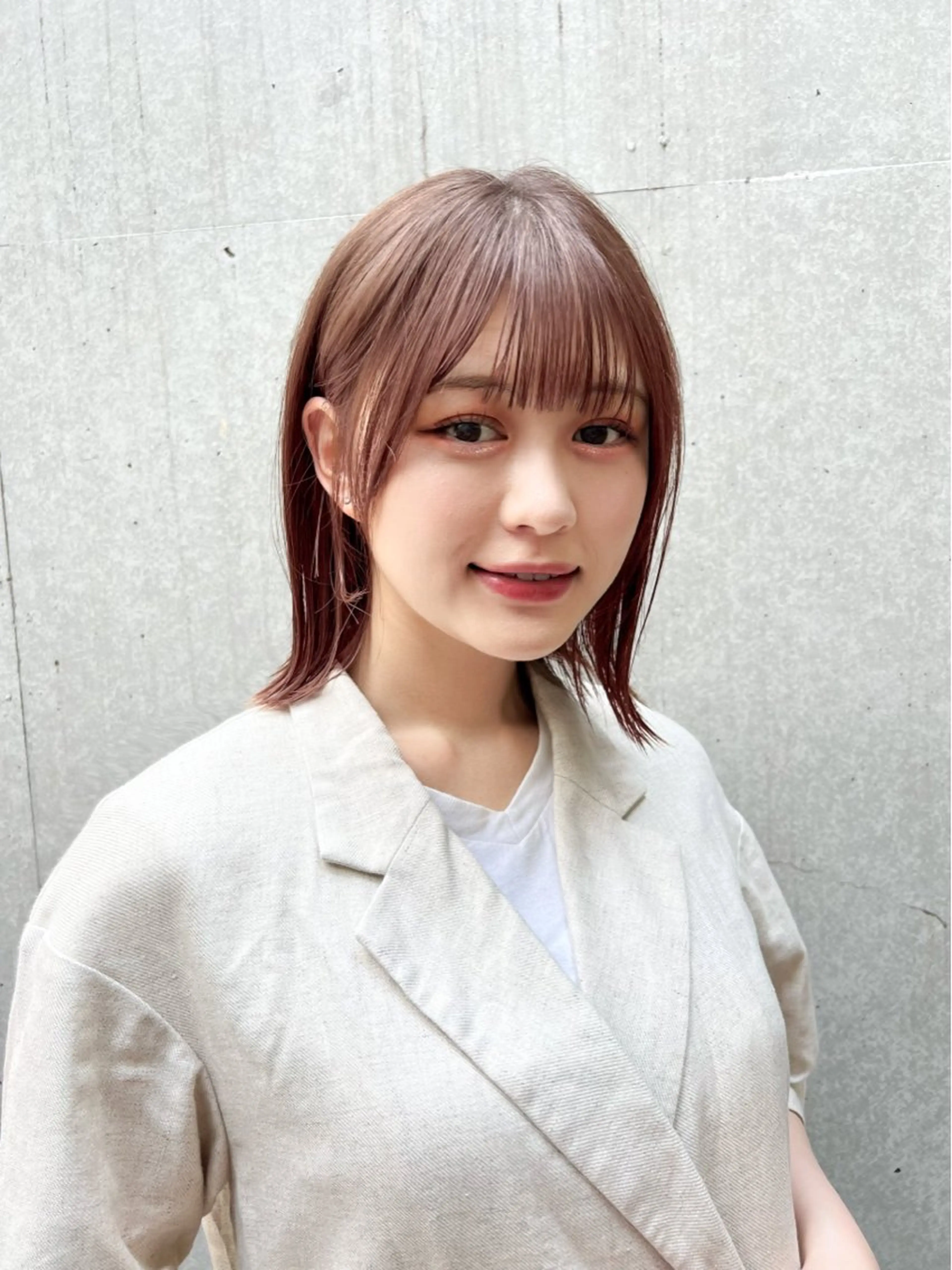 ミディアム カラー 🎧パーソナルケア/ 透明感カラー/ミユのヘアスタイル