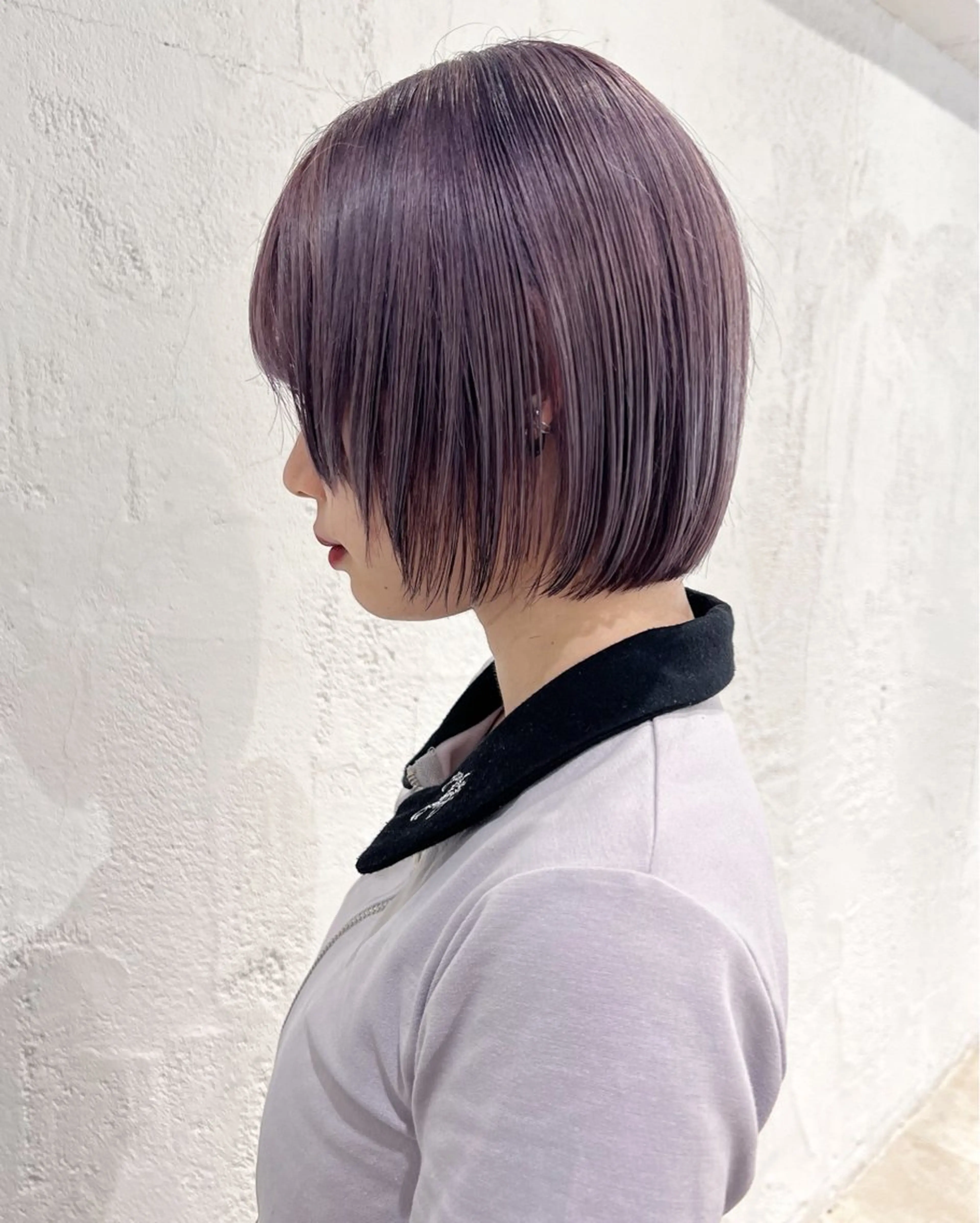 ショート カラー カット karin🌛ボブ／ 透明感たっぷりカラーのヘアスタイル