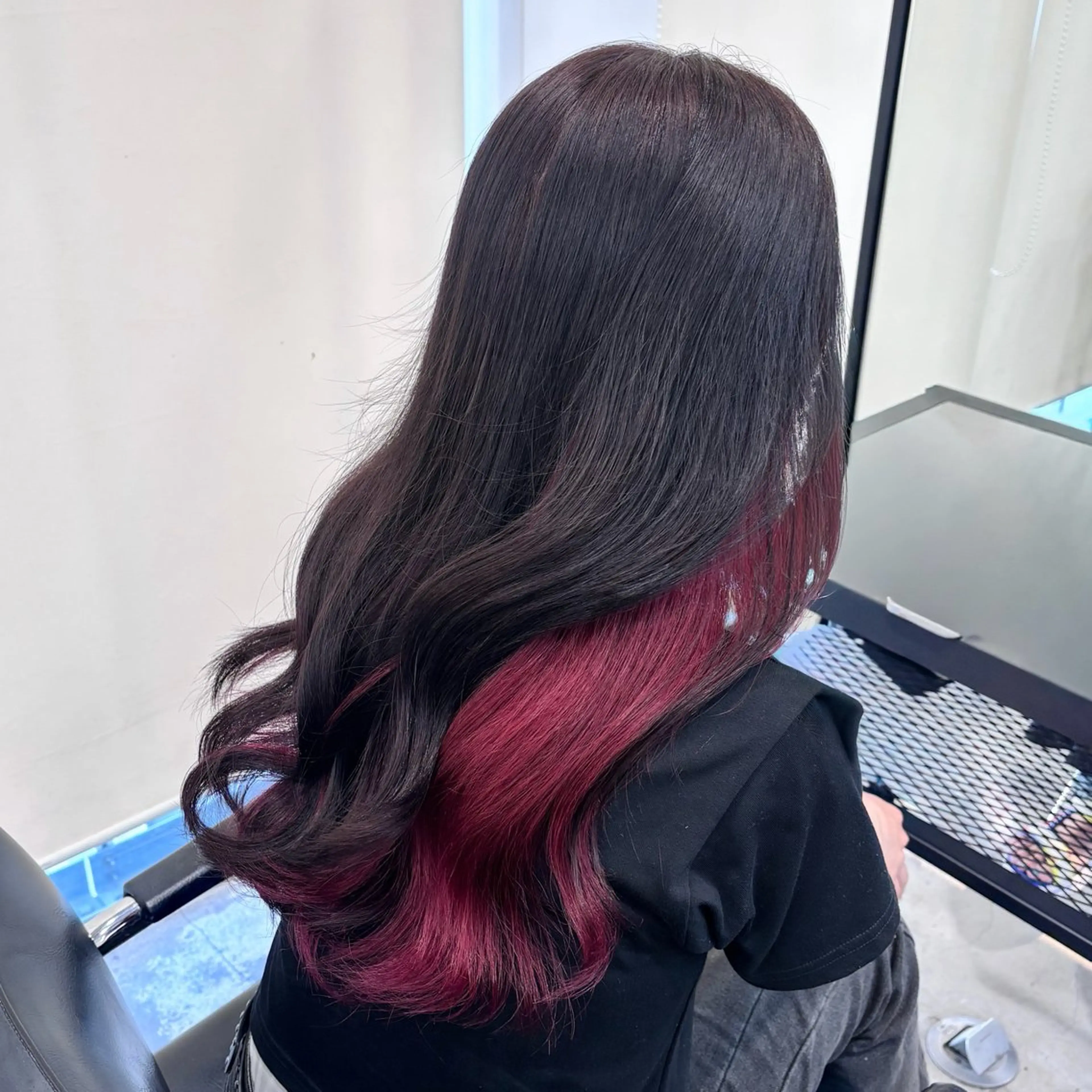 ロング カラー ヘアアレンジ 🎀モテ暖色× エクステ🎀あかりのヘアスタイル