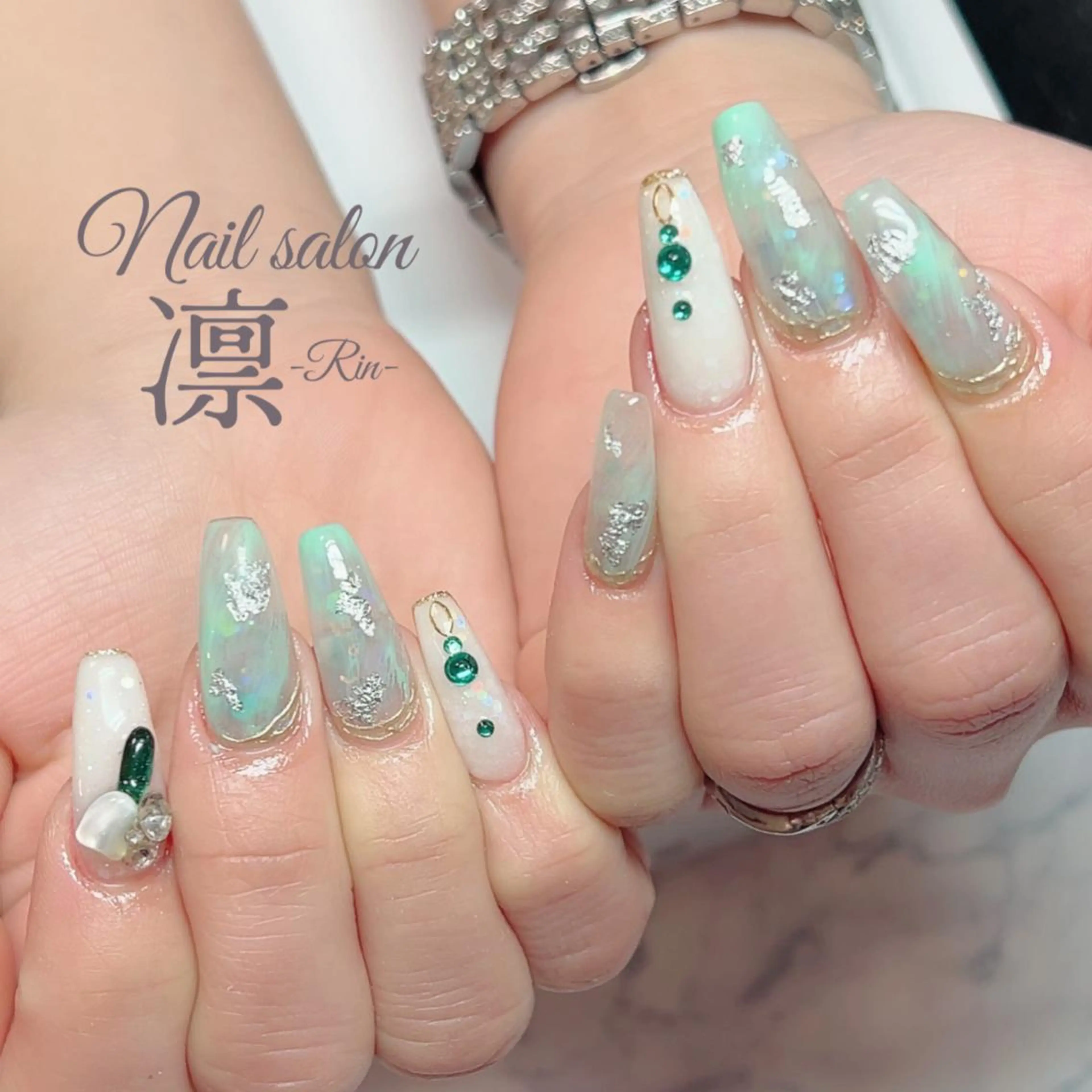 ネイル スカルプネイル private salon凛のネイルデザイン