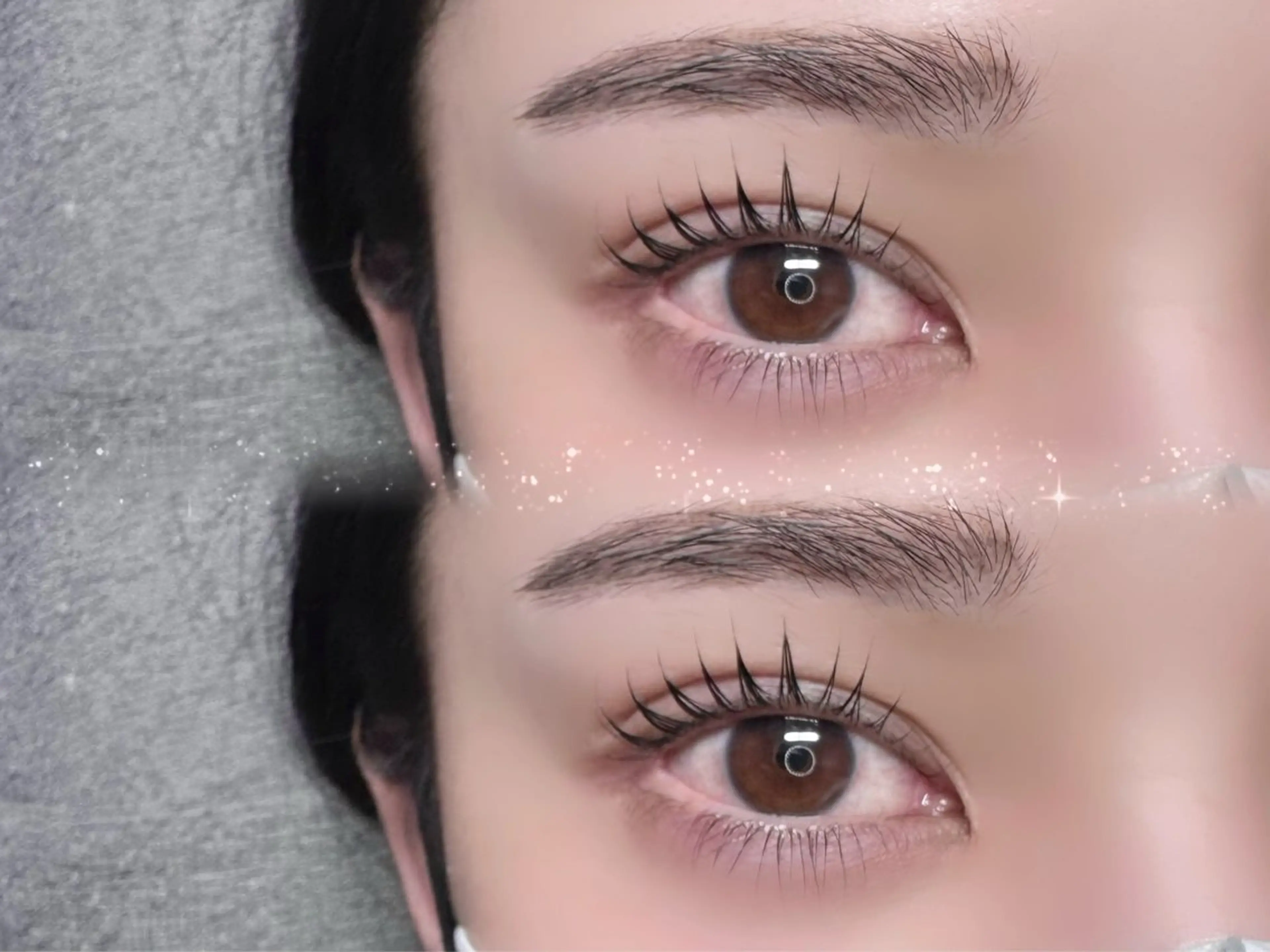 上下パーマの写真