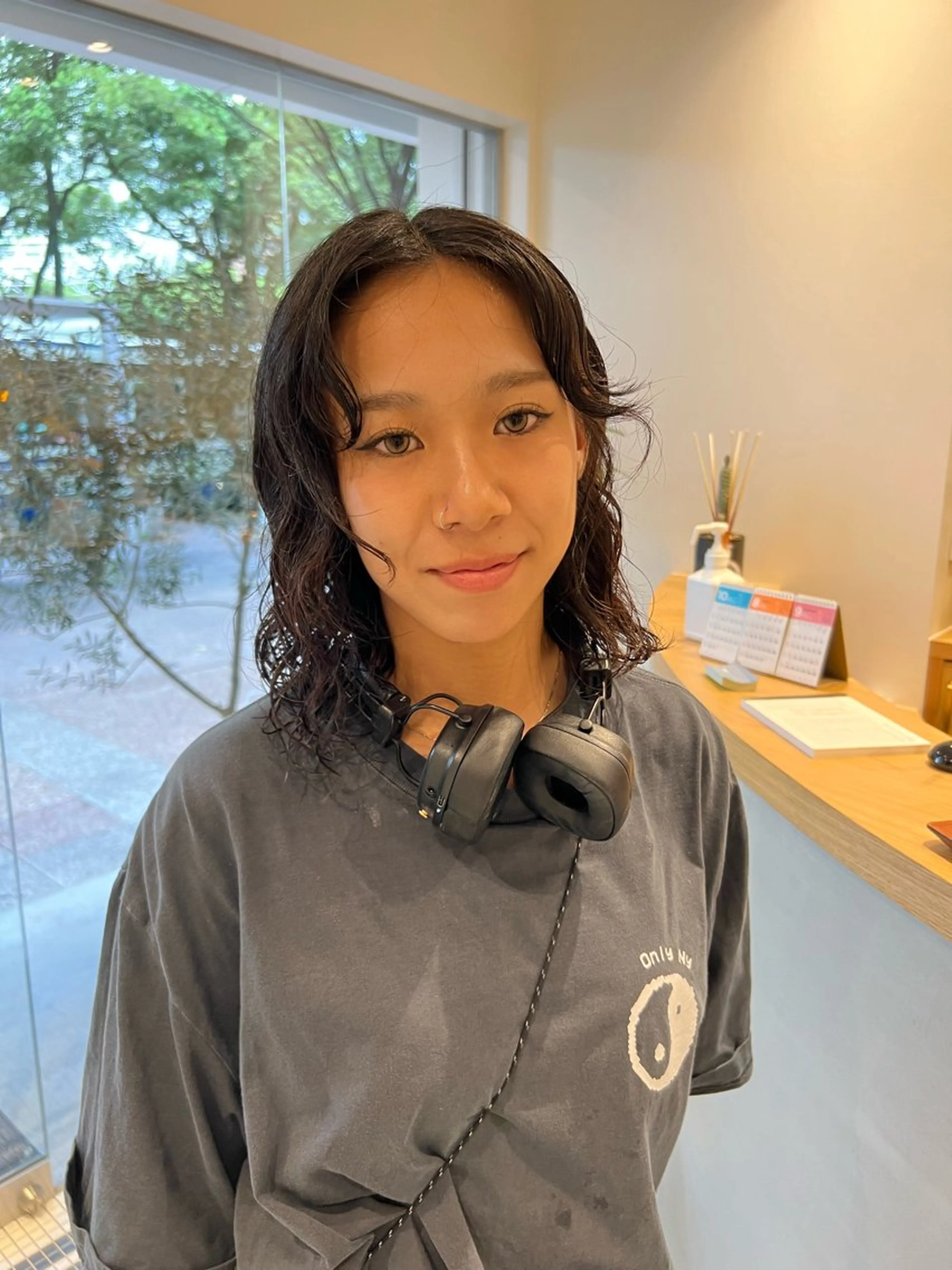 ミディアム ミディアムパーマ ボブ カット パーマ パーマ/名古屋パーマ / コデラ ナナホのヘアスタイル