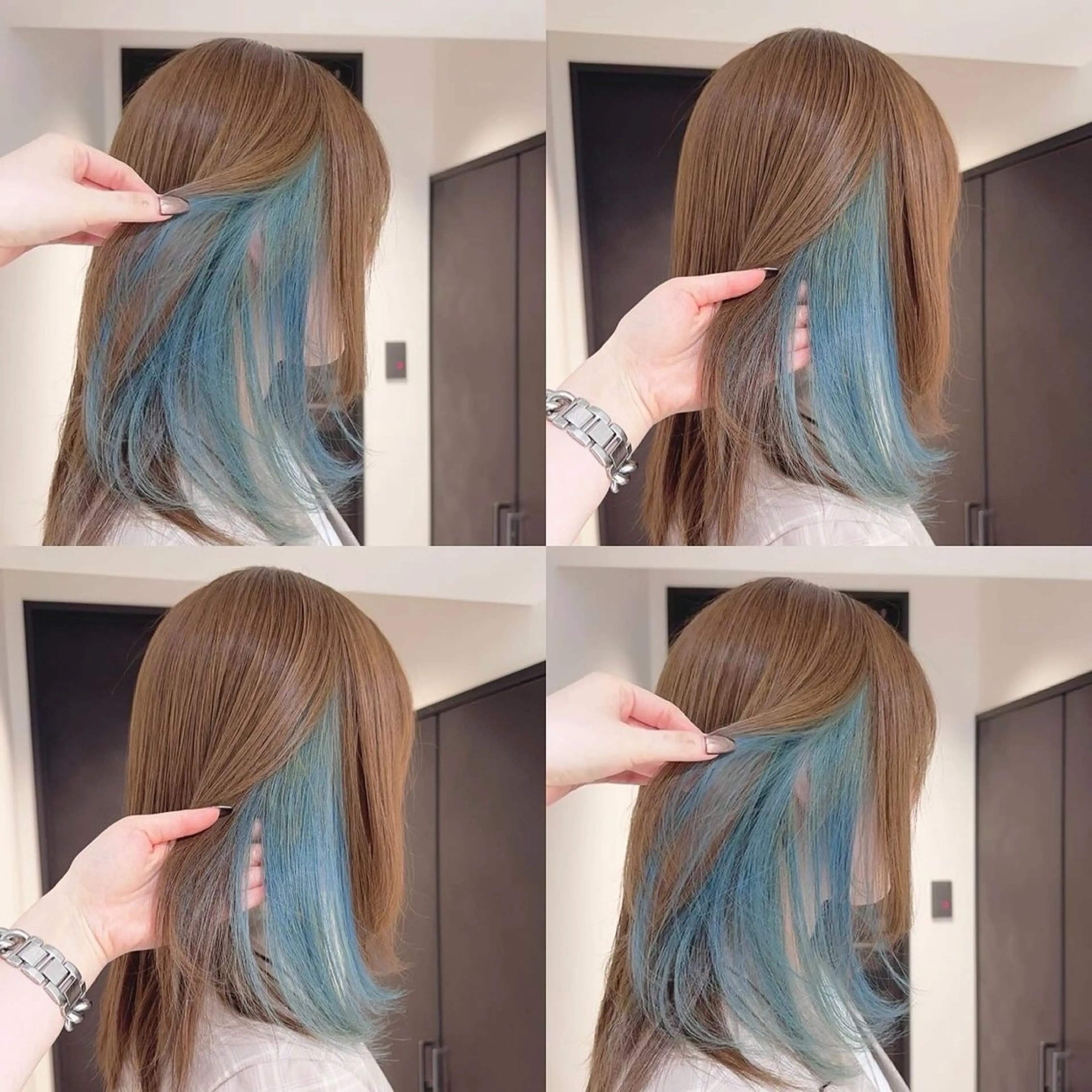 カラー ブリーチ ヘアカラー トリートメント 渋谷:インナーカラー ／🍒エリカ🍒のヘアスタイル