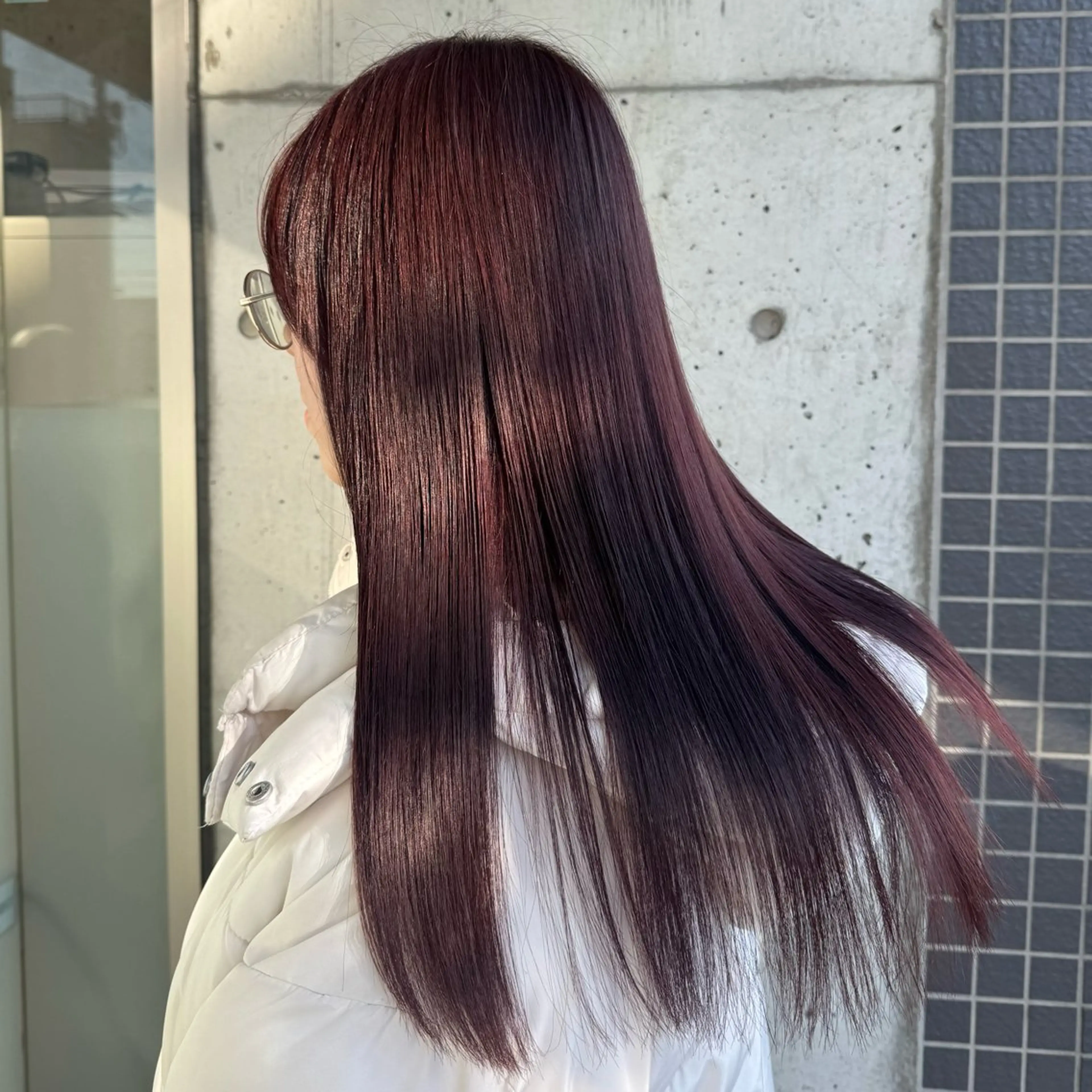 カラー カット ヘアカラー トリートメント 田島拓海 ボブカットのヘアスタイル