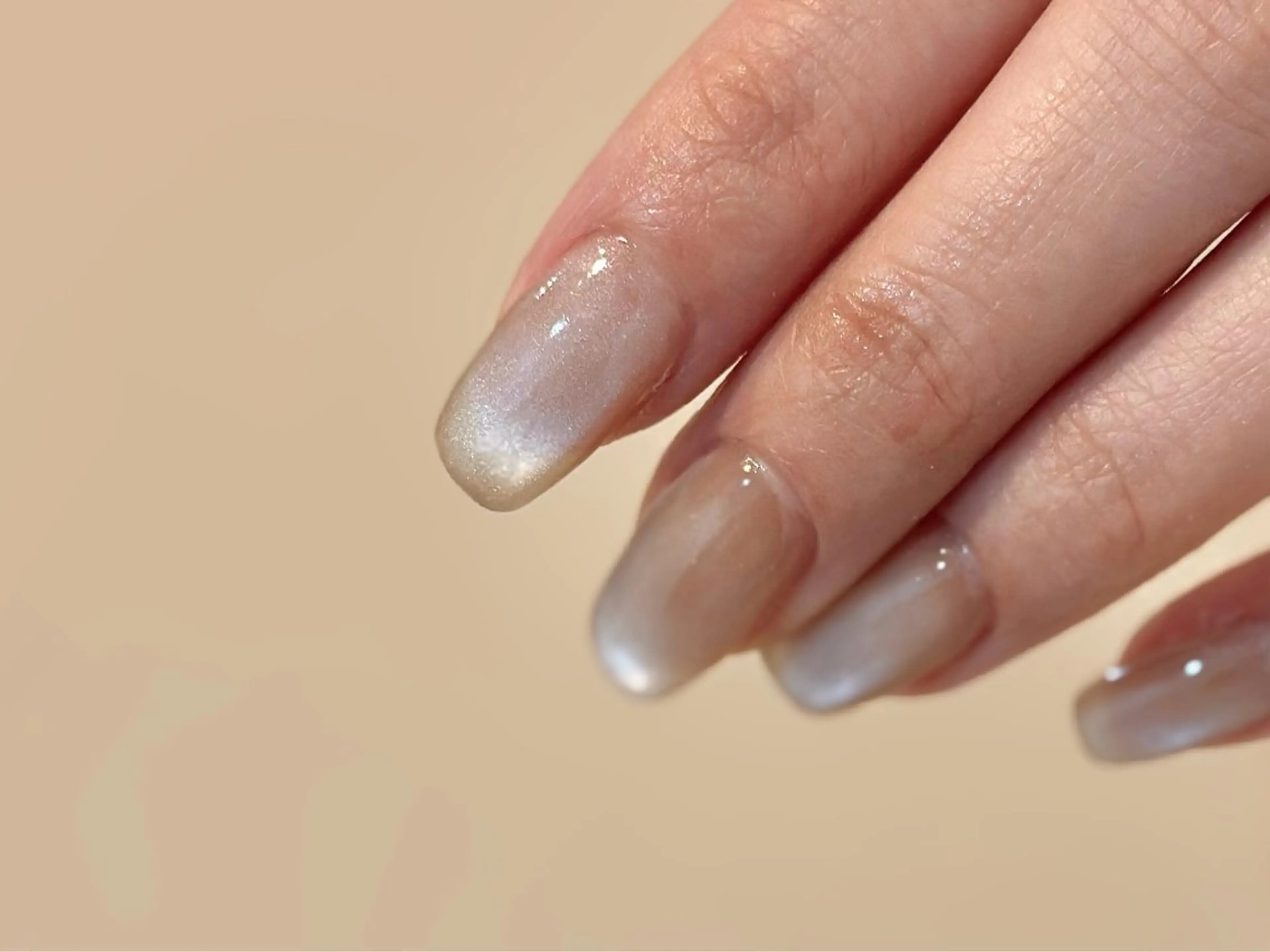 ネイル ジェルネイル マグネットネイル ニュアンスネイル パラジェル 冬ネイル ハンドネイル Kotoha （ことは）のネイルデザイン