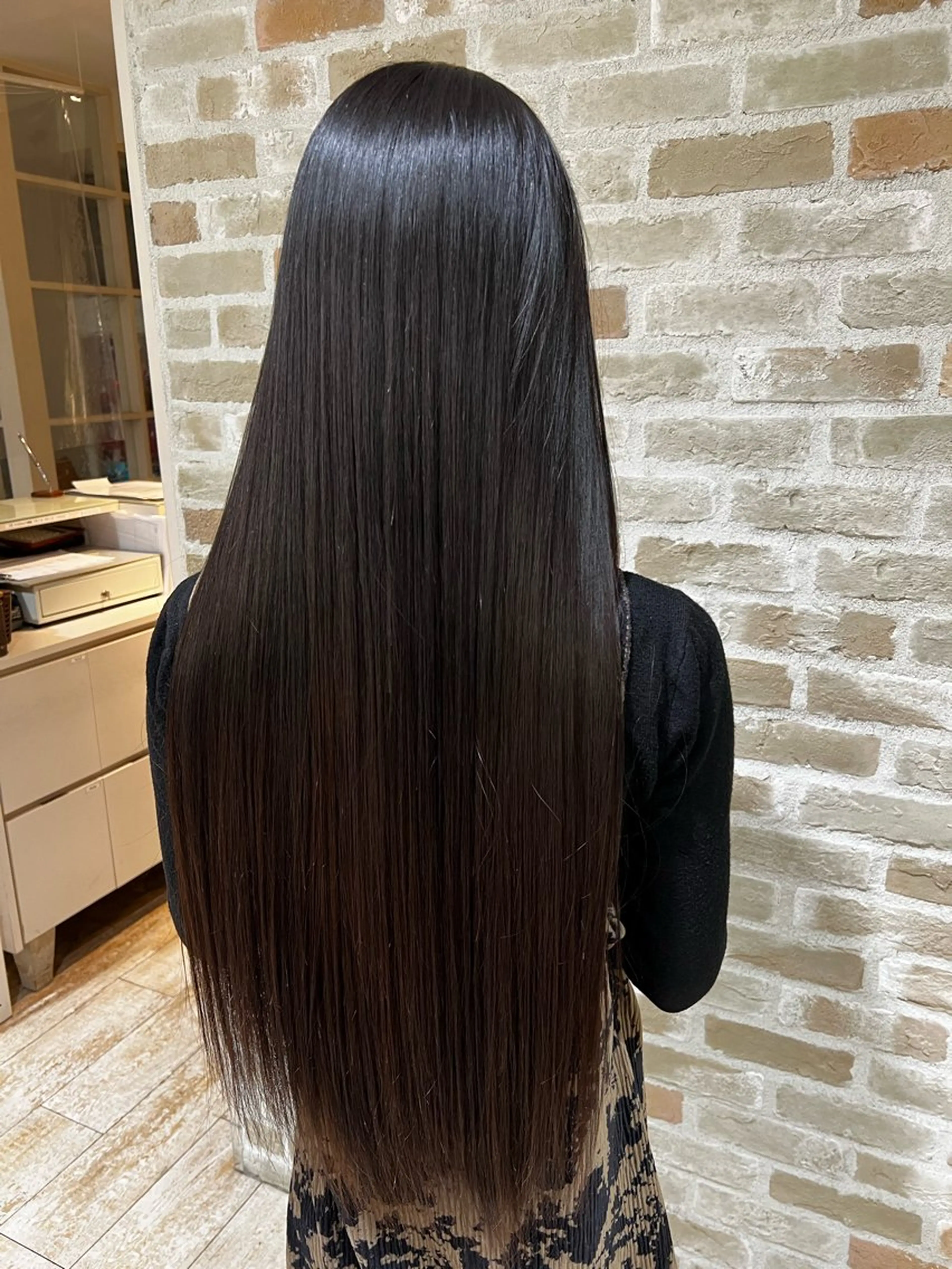 ロング 縮毛矯正 南 美優のヘアスタイル