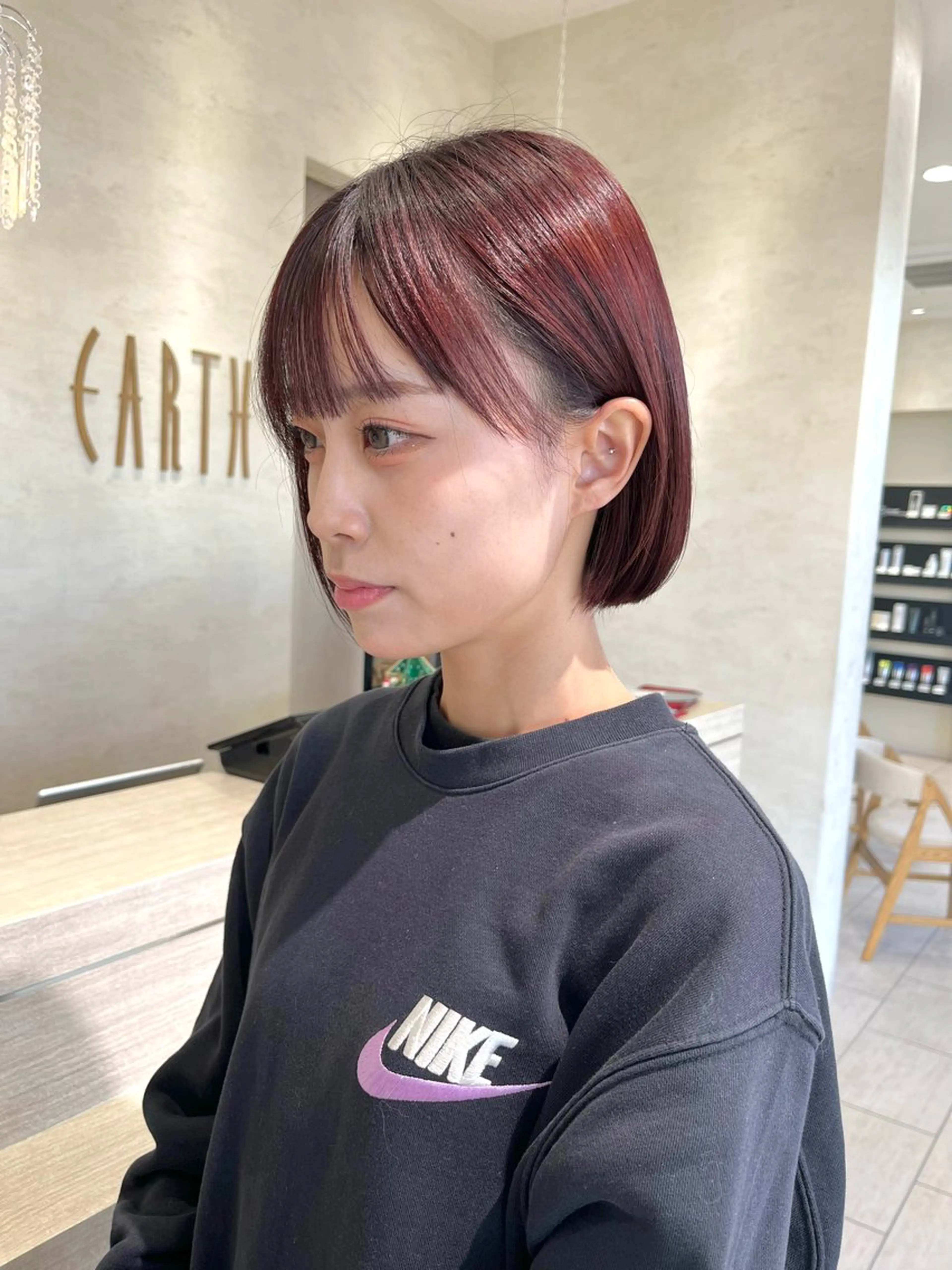 ショート ヘアカラー miku/ 透明感カラーのヘアスタイル