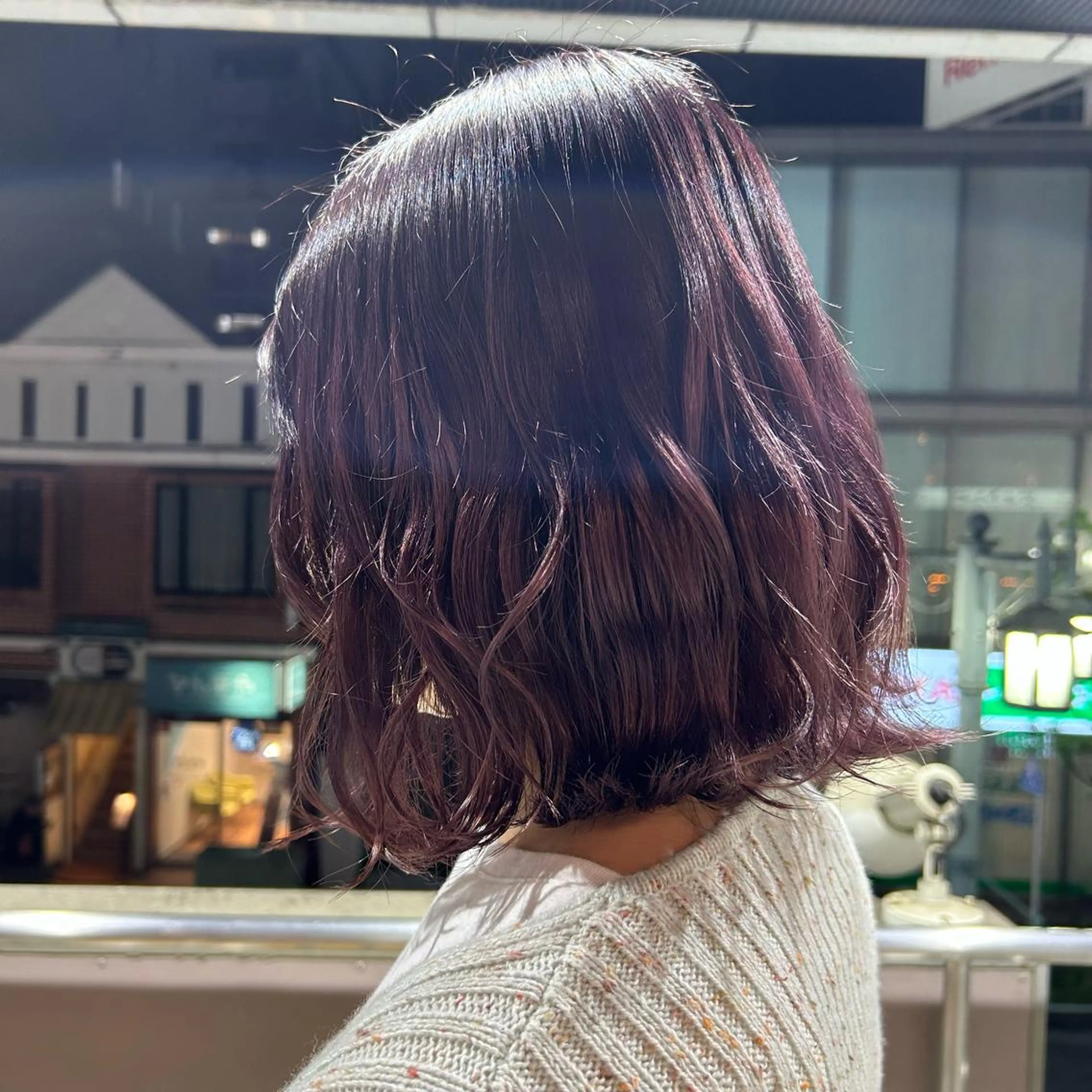 ミディアム カラー グラデーションカラー ハイトーンカラー ピンクカラー 学生 🦋sana🦋 似合わせカット✁のヘアスタイル