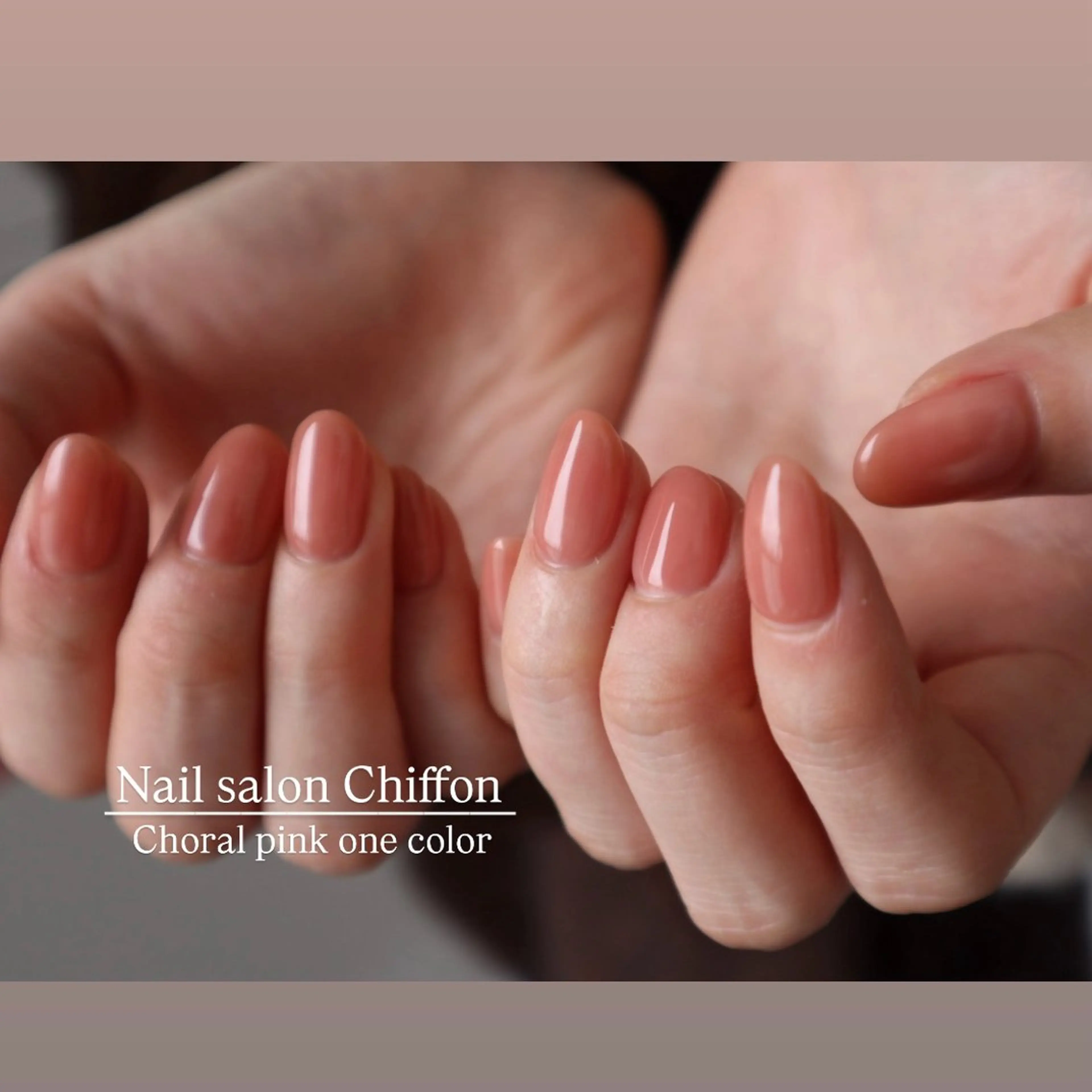 ネイル ピンク 春ネイル ハンドネイル Nail salon Chiffonのその他イメージ