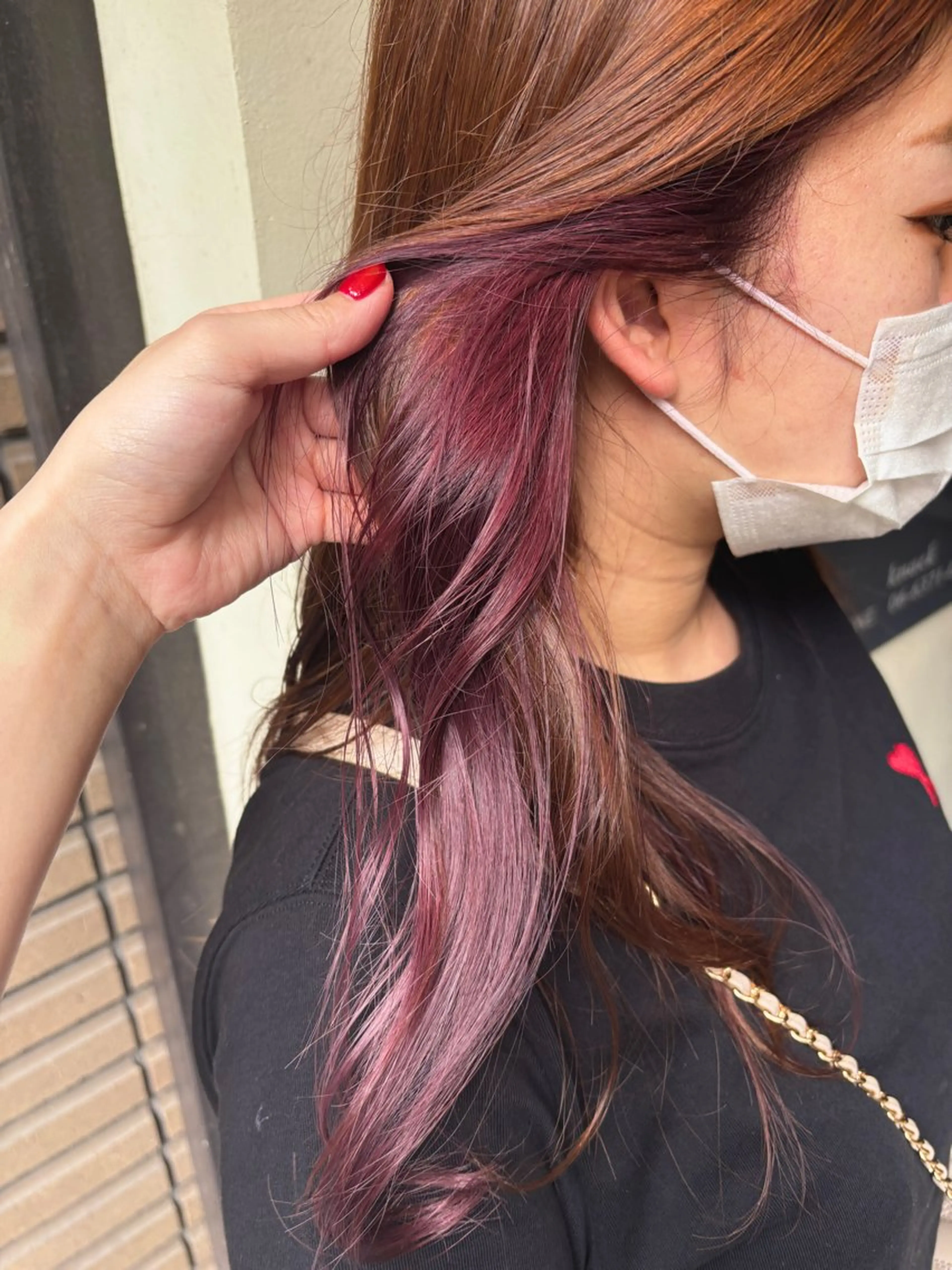 カラー カット ヘアカラー ボブ/レイヤー/ 梅田/天野川奈緒のヘアスタイル