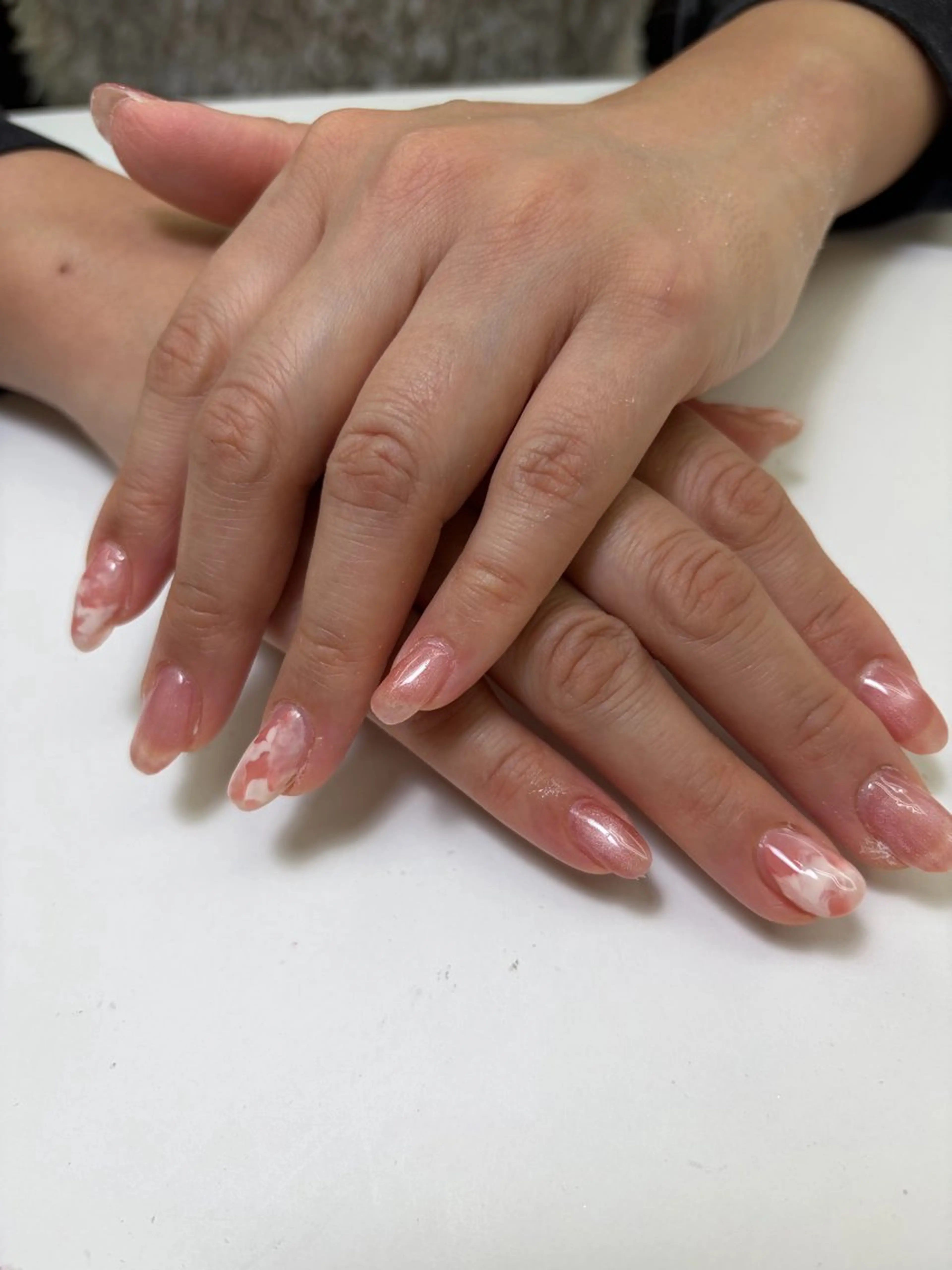 ネイル マグネットネイル 大理石ネイル(マーブル) クイーンステラ所属・眞鍋 歩のネイルデザイン