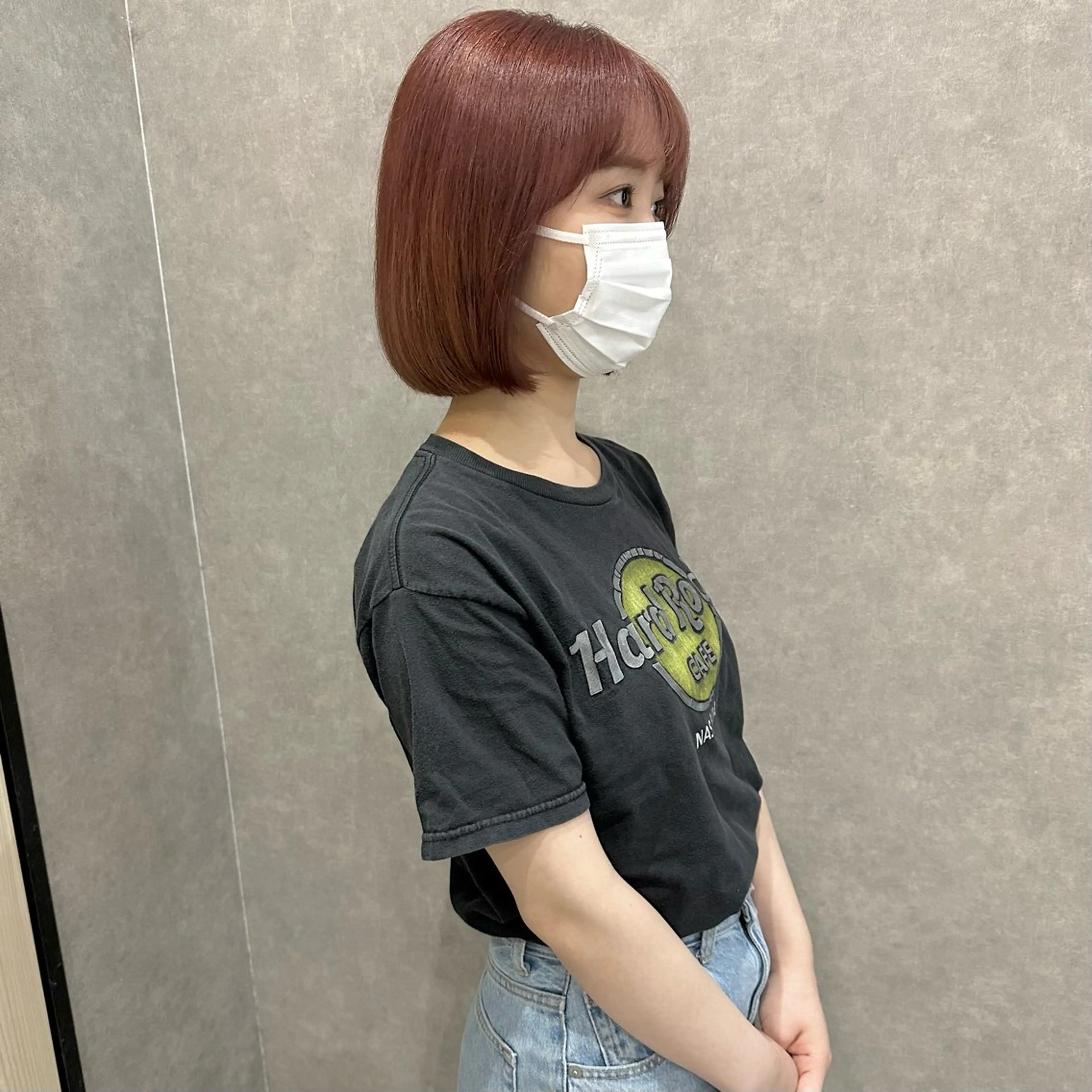 ミディアム カラー はちすか るかのヘアスタイル