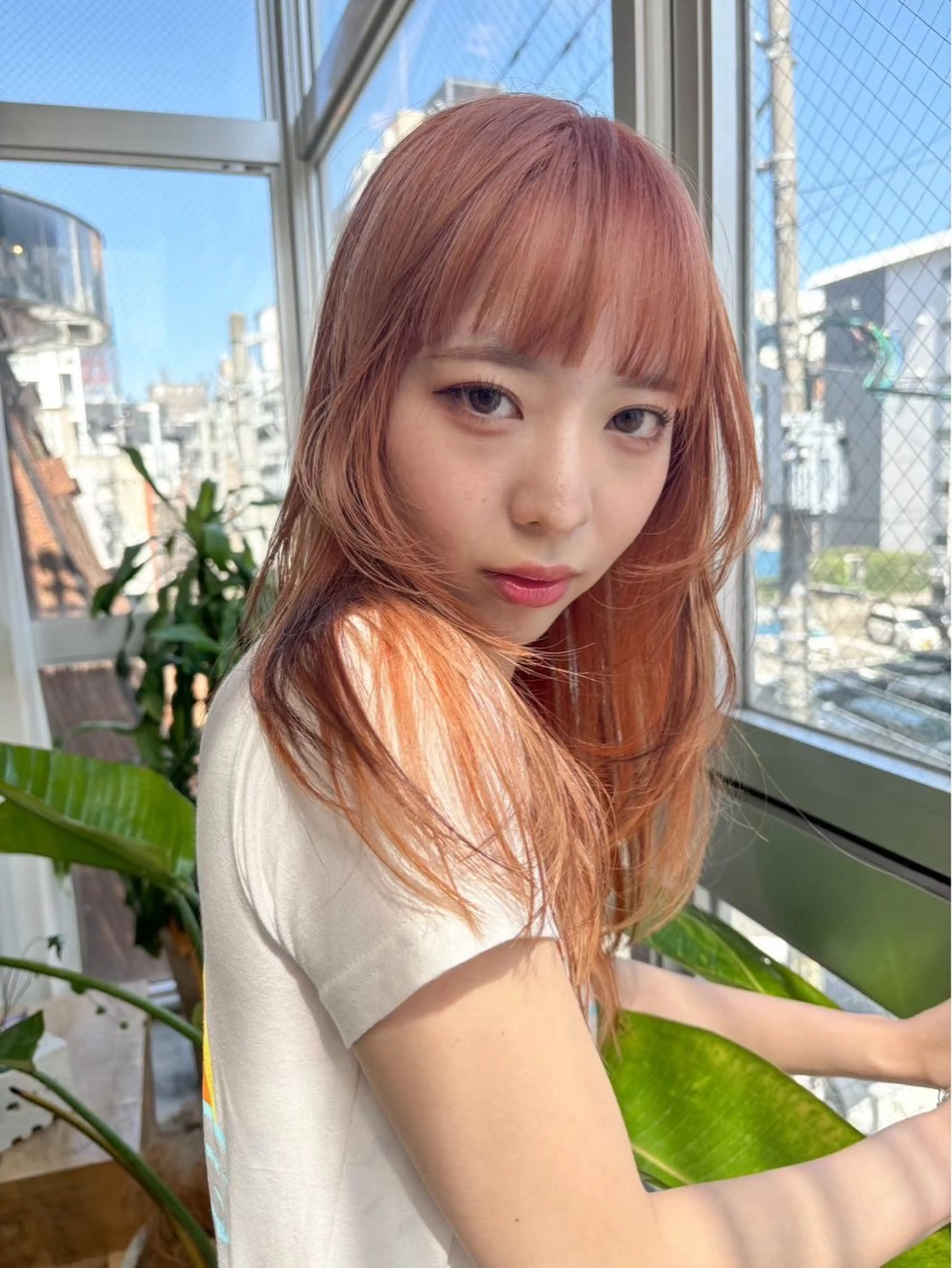 ミディアム ness rinaのヘアスタイル