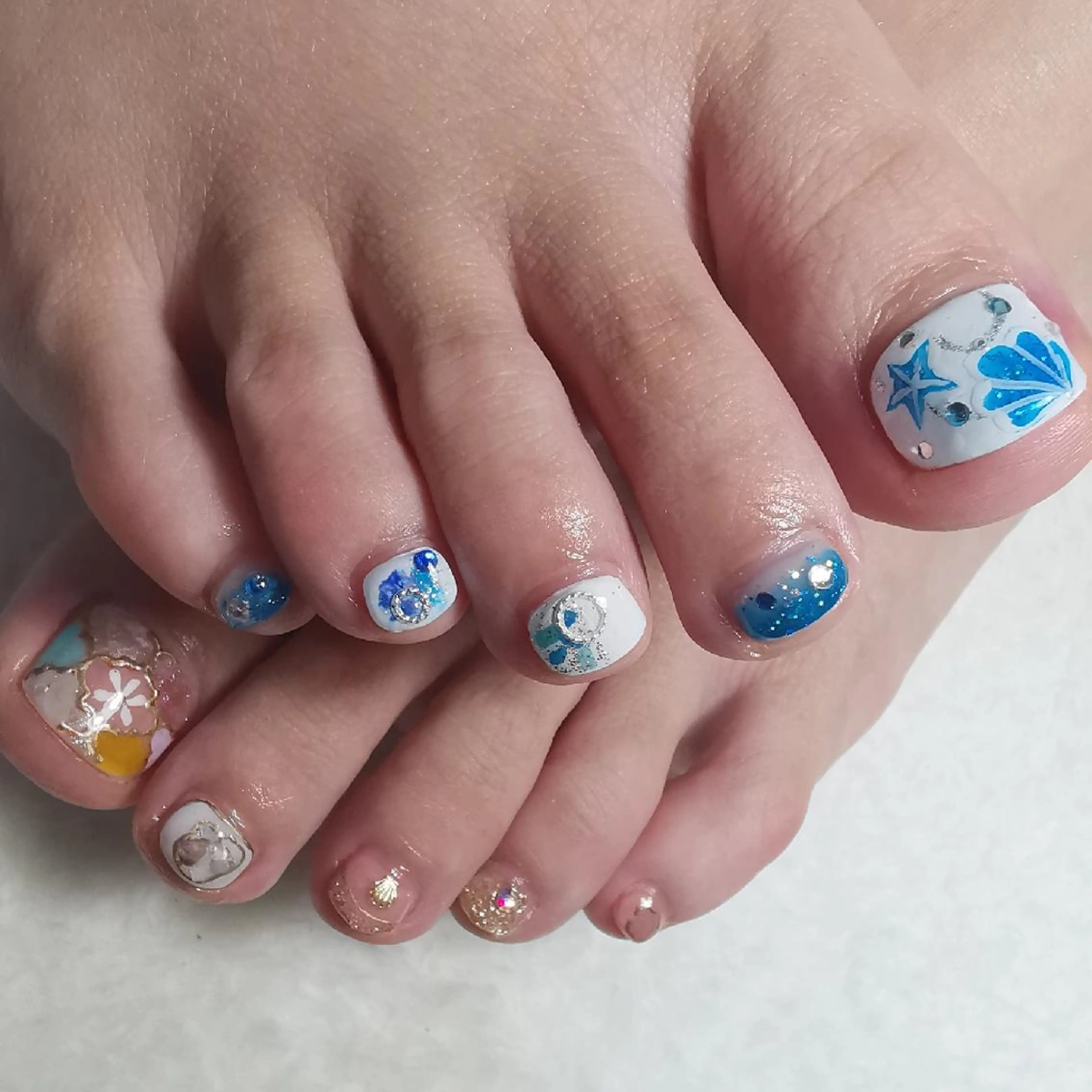 ネイル フットネイル フットネイル reve あやののネイルデザイン