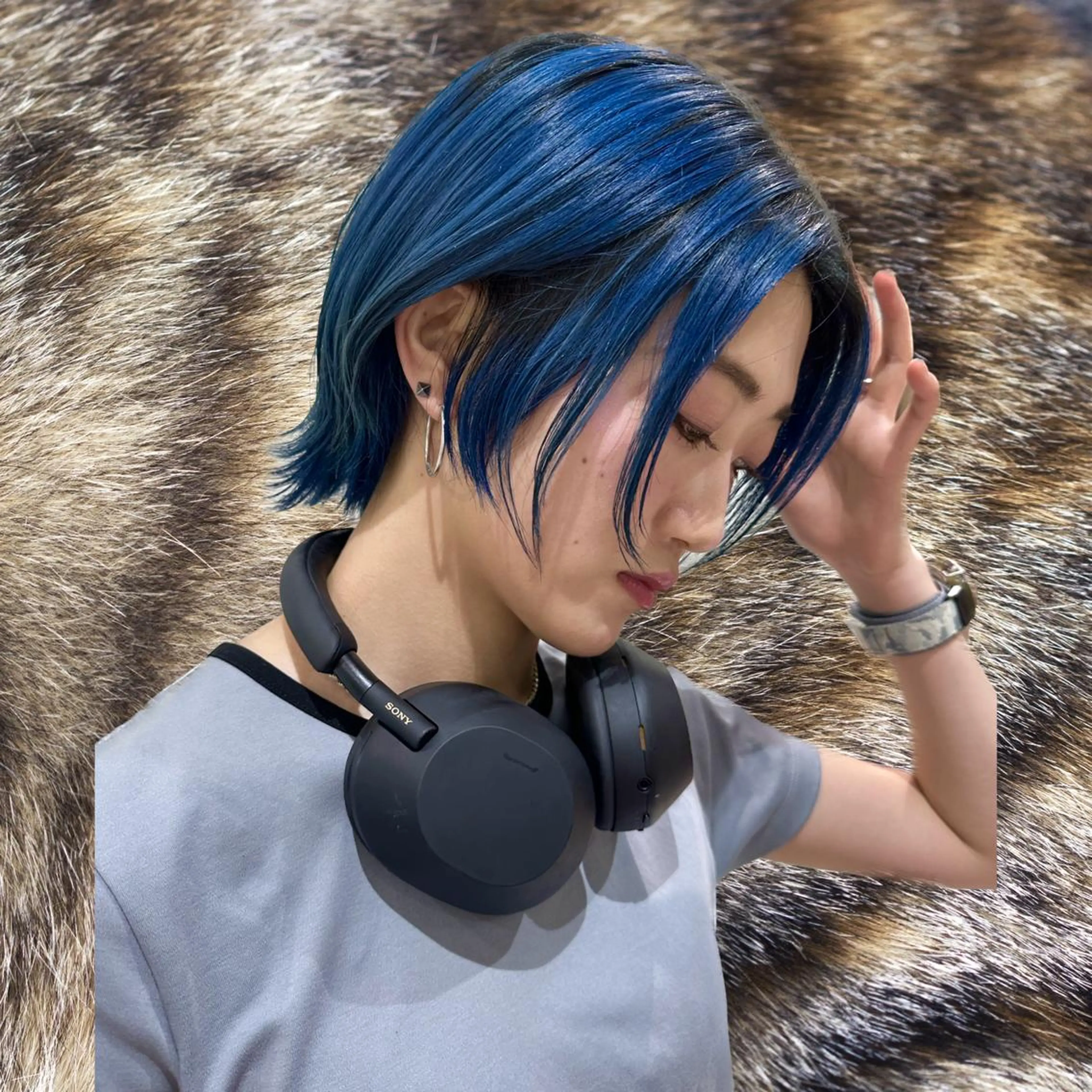 ☮️ケアブリーチ＋カラー☮️リタッチ2センチまでの写真