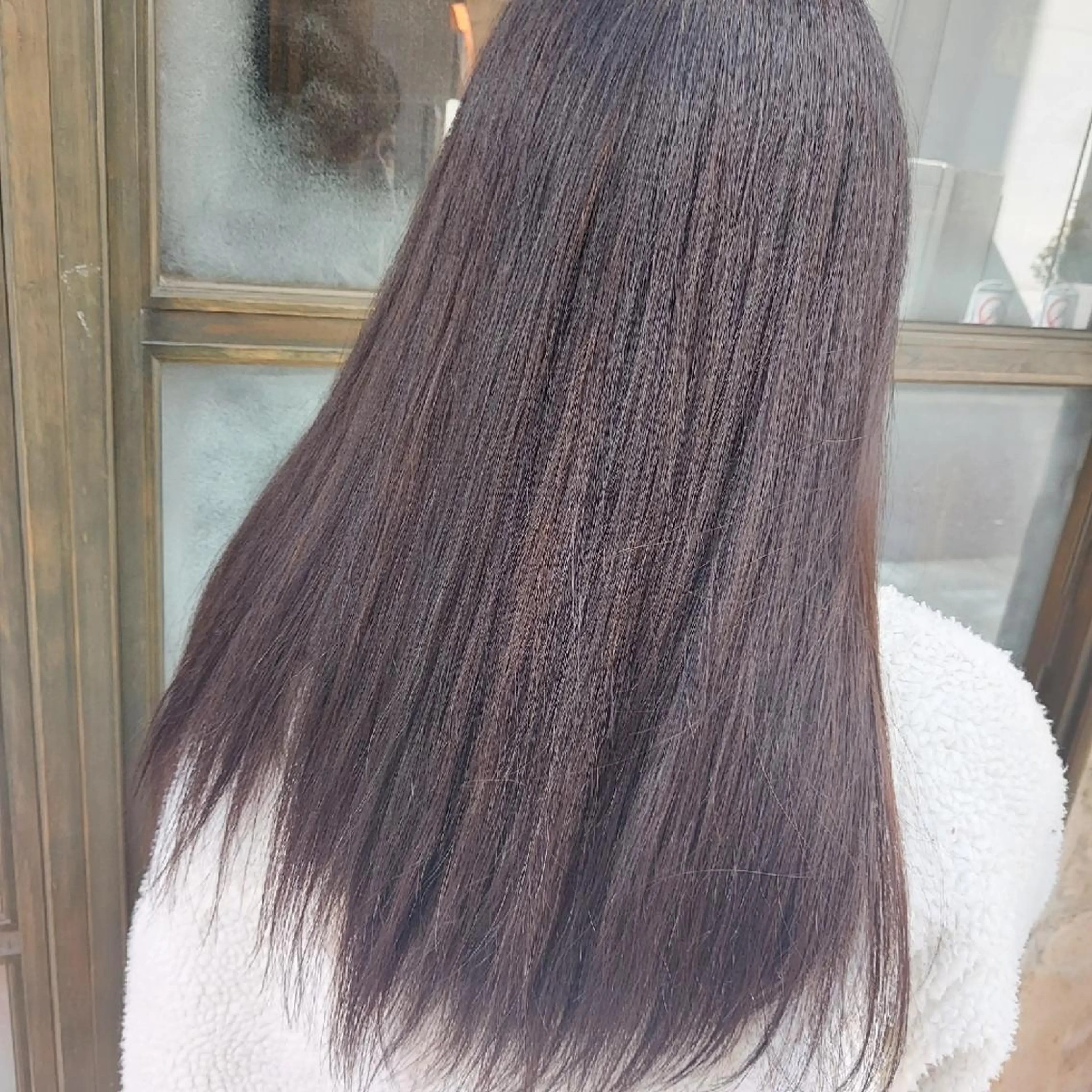 ロング カラー 黒髪 ブルーカラー ブルーブラック grow上野御徒町【グロウ】所属・ブリーチ・ハイトーン 特化🎉内山のヘアスタイル