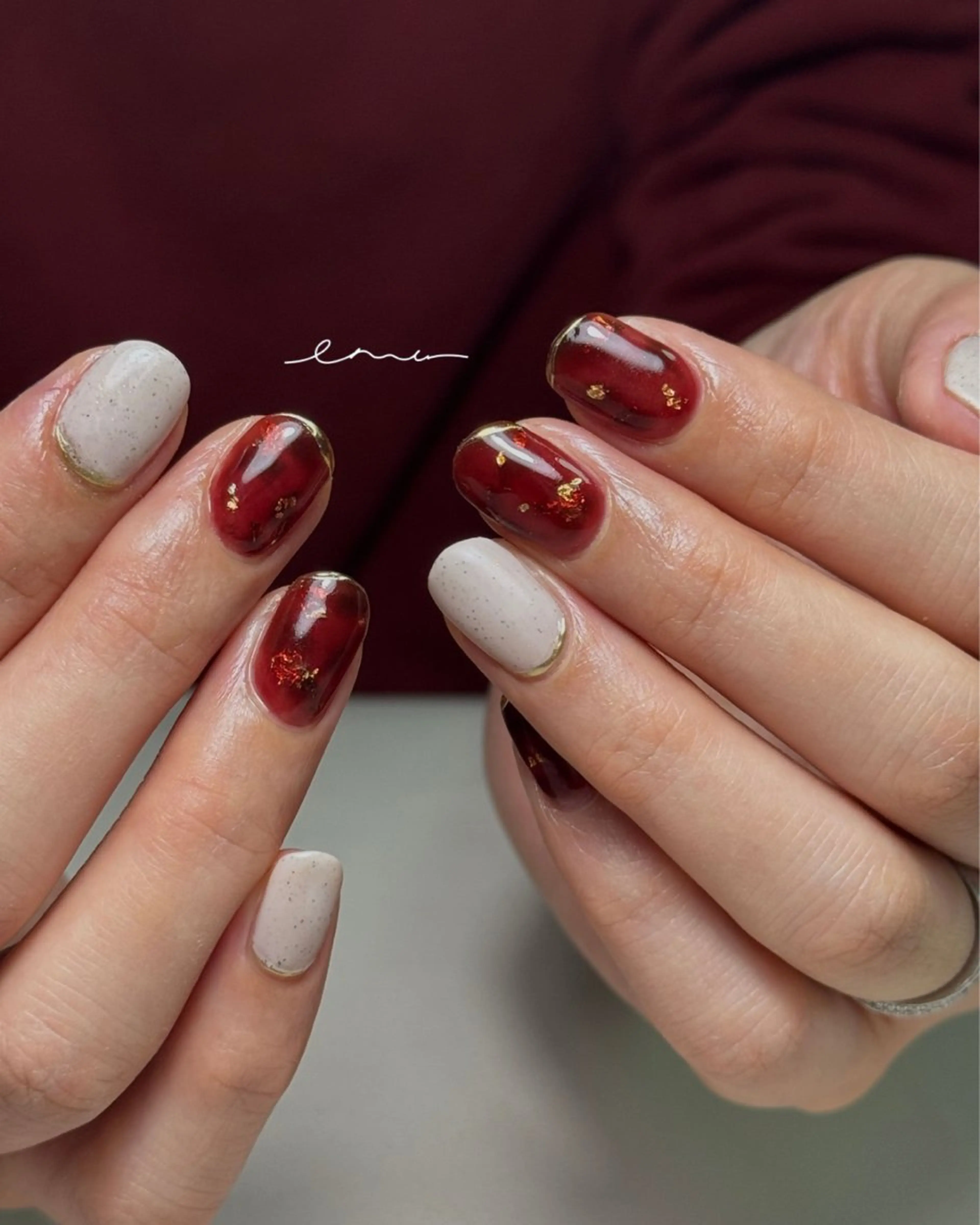 ネイル ハンドネイル nail salon émuのネイルデザイン