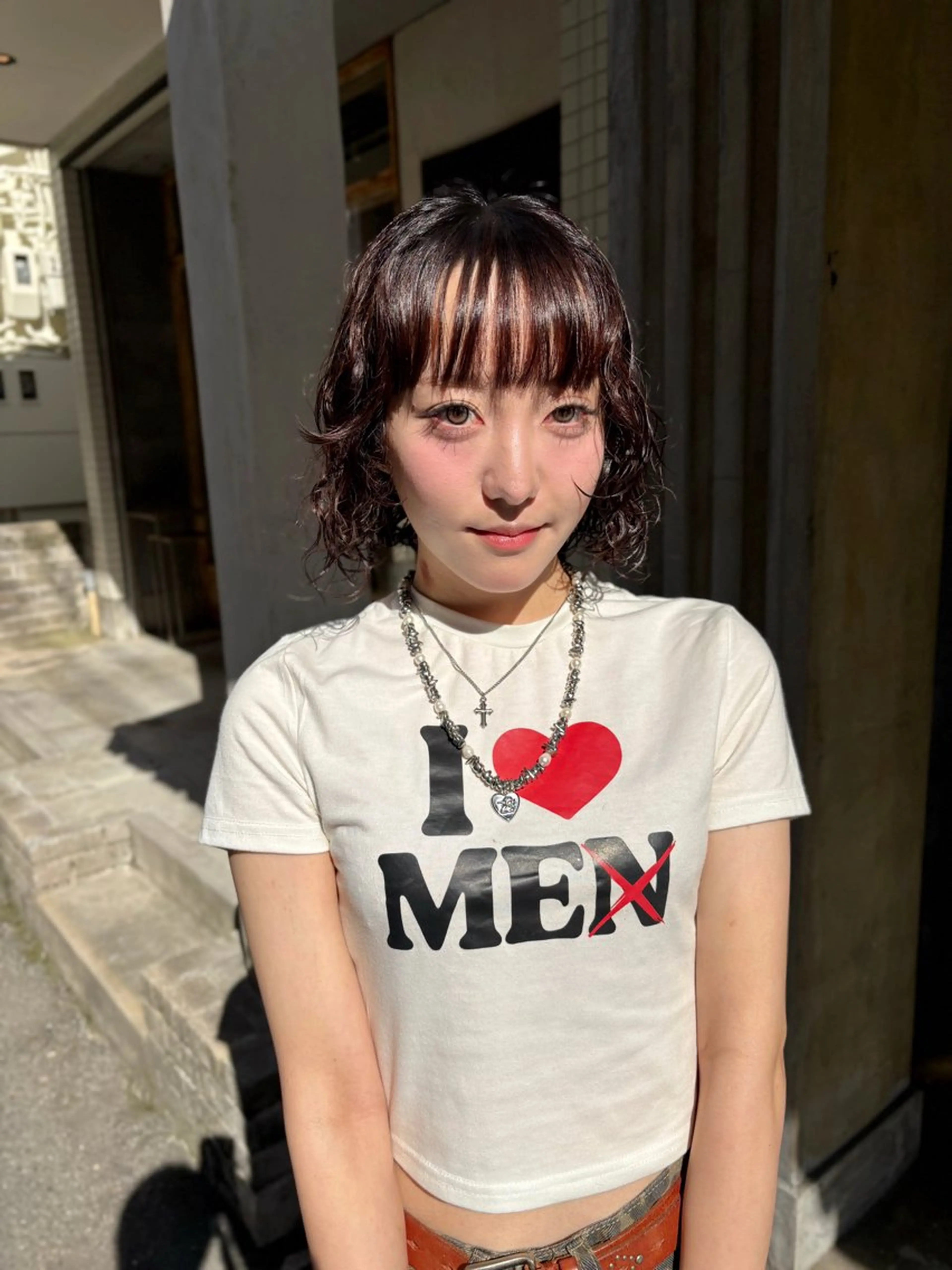 ミディアム パーマ ミディアムパーマ ボブ ニュアンスパーマ カット パーマ トリートメント 水原波津輝/ボブ /ニュアンスパーマのヘアスタイル